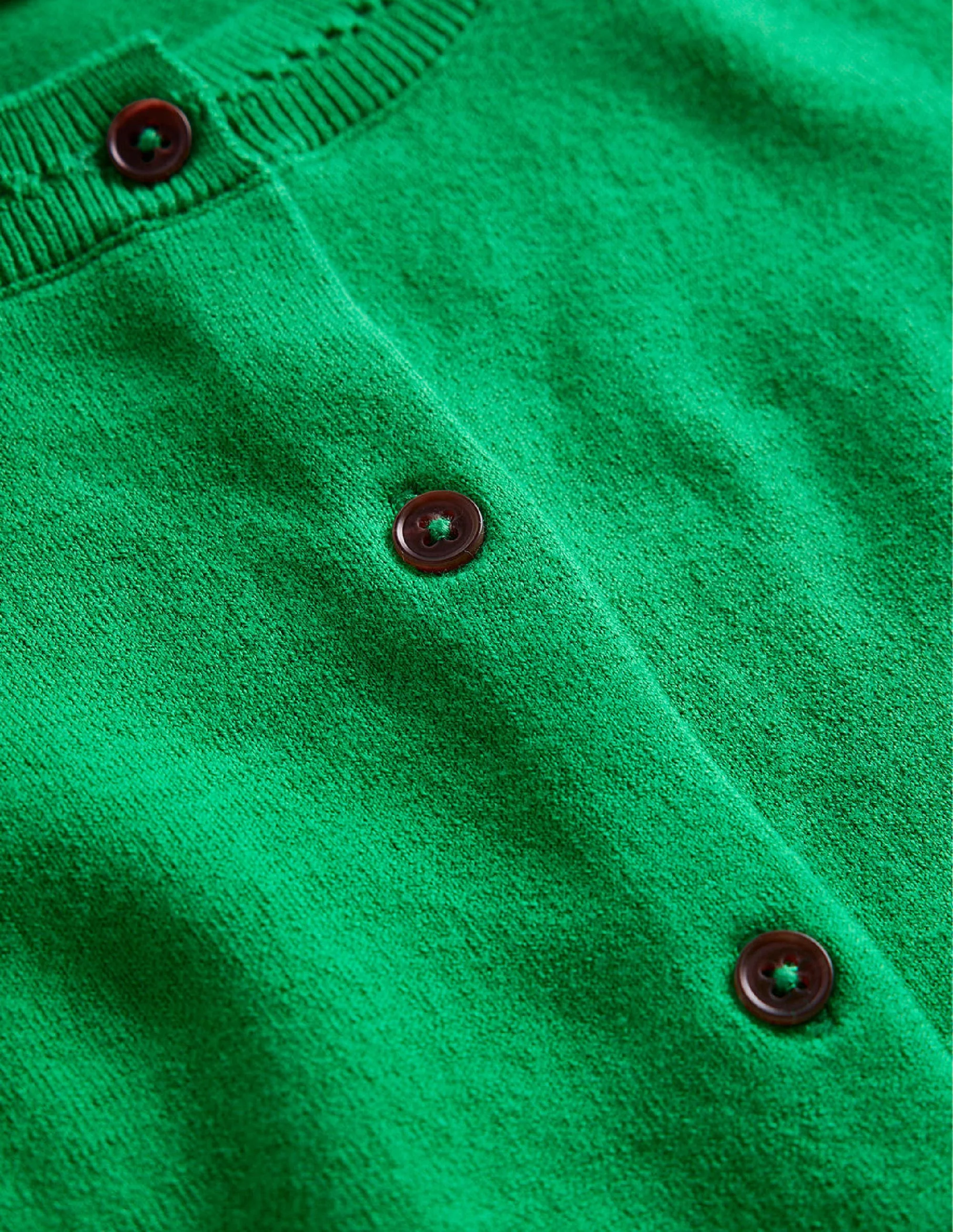 Catriona Cotton Cardigan-Fresh Mint Green - Image 6
