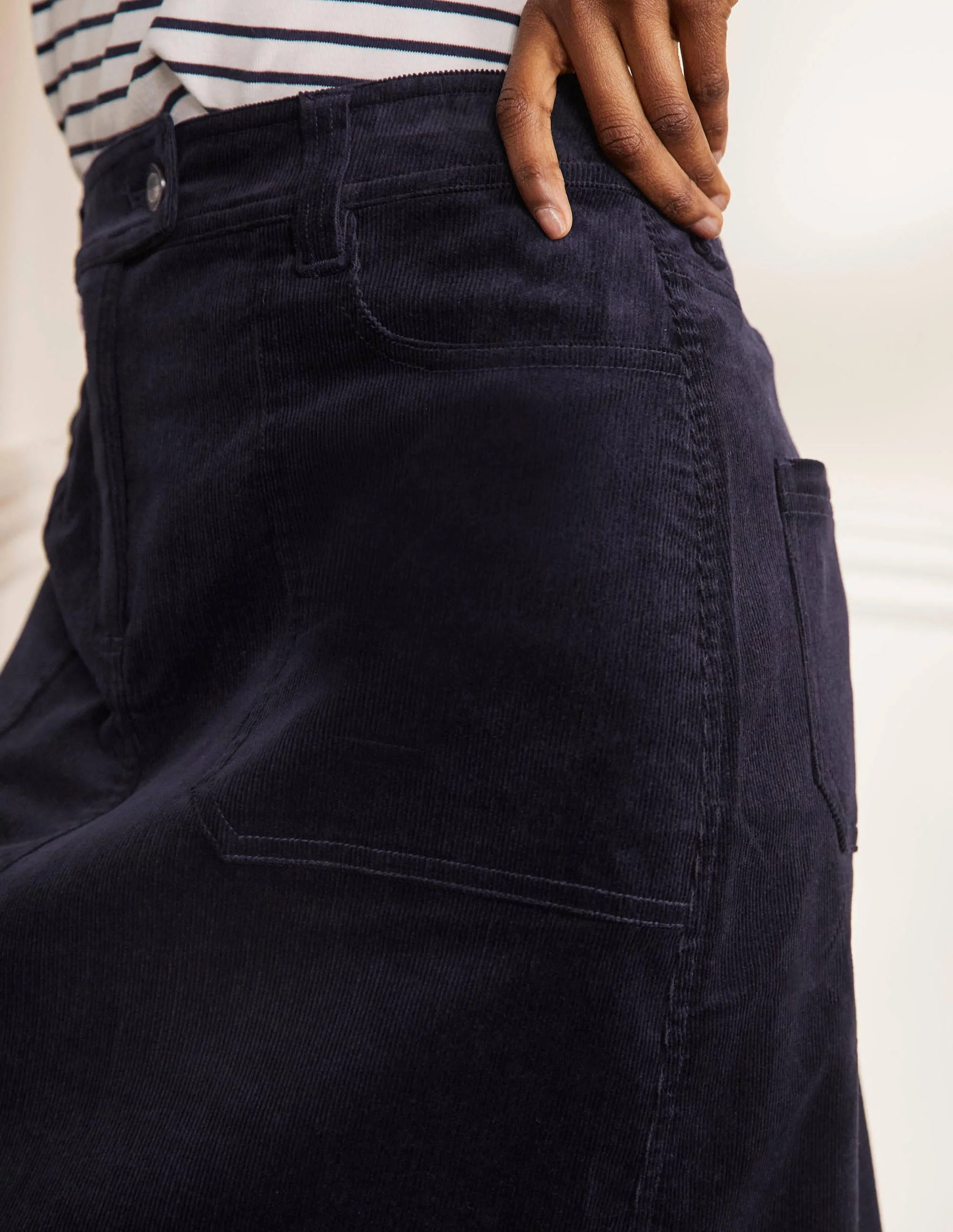 Cavendish Skirt-Navy