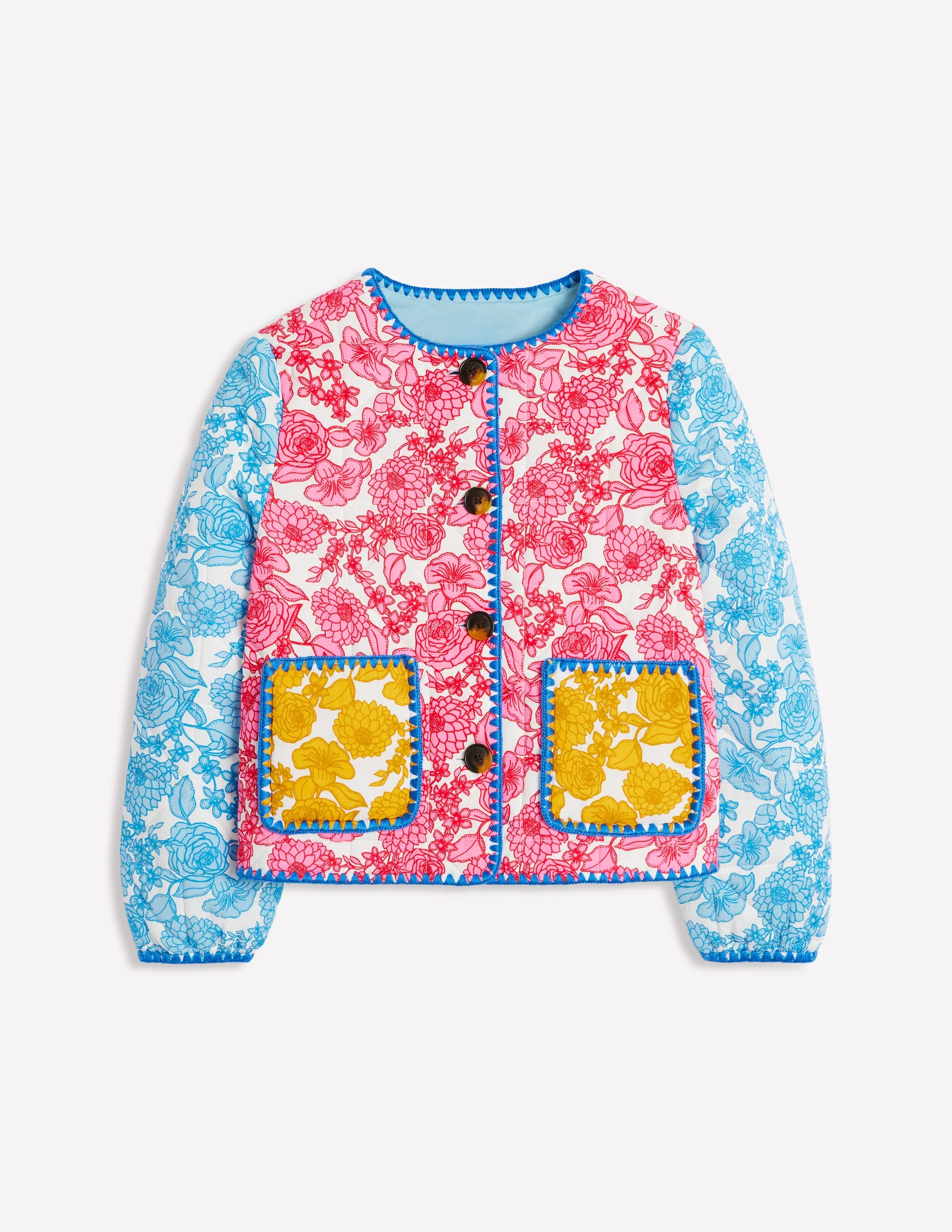 Chelsea Quilted Jacket-Blossom Cascade - Image 7