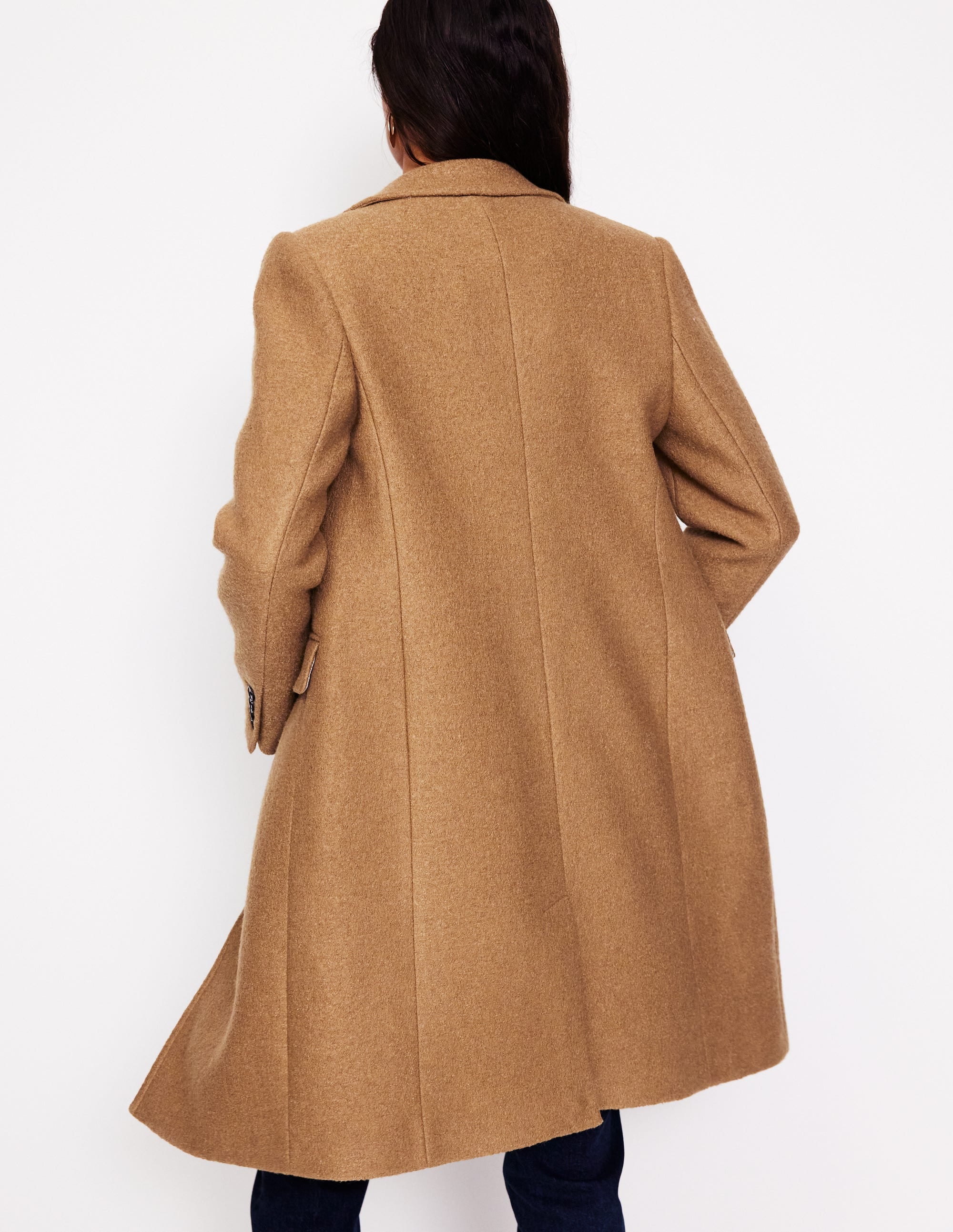 Chichester Textured Coat-Camel - Image 3