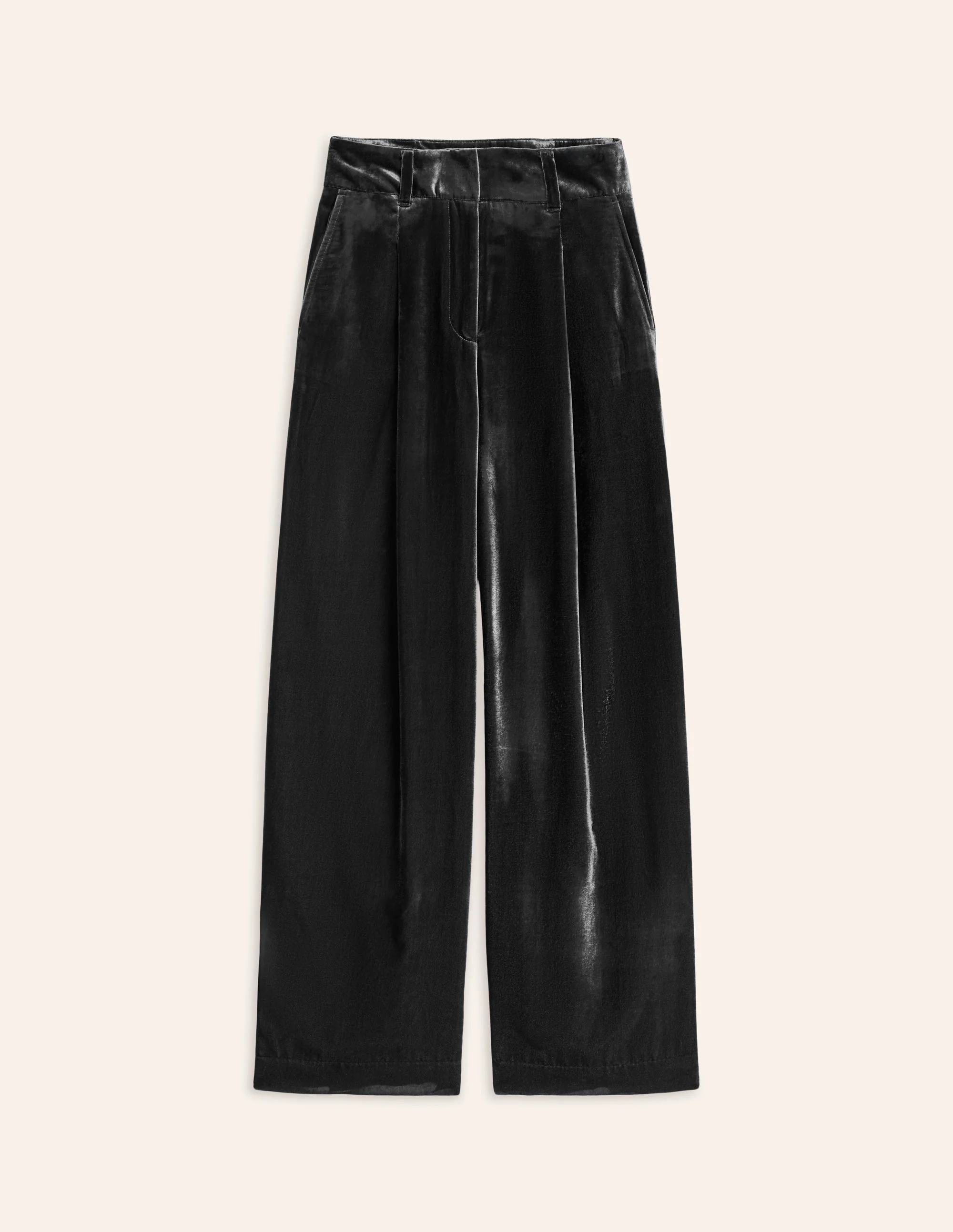 Chiswick Velvet Trousers-Black - Image 6