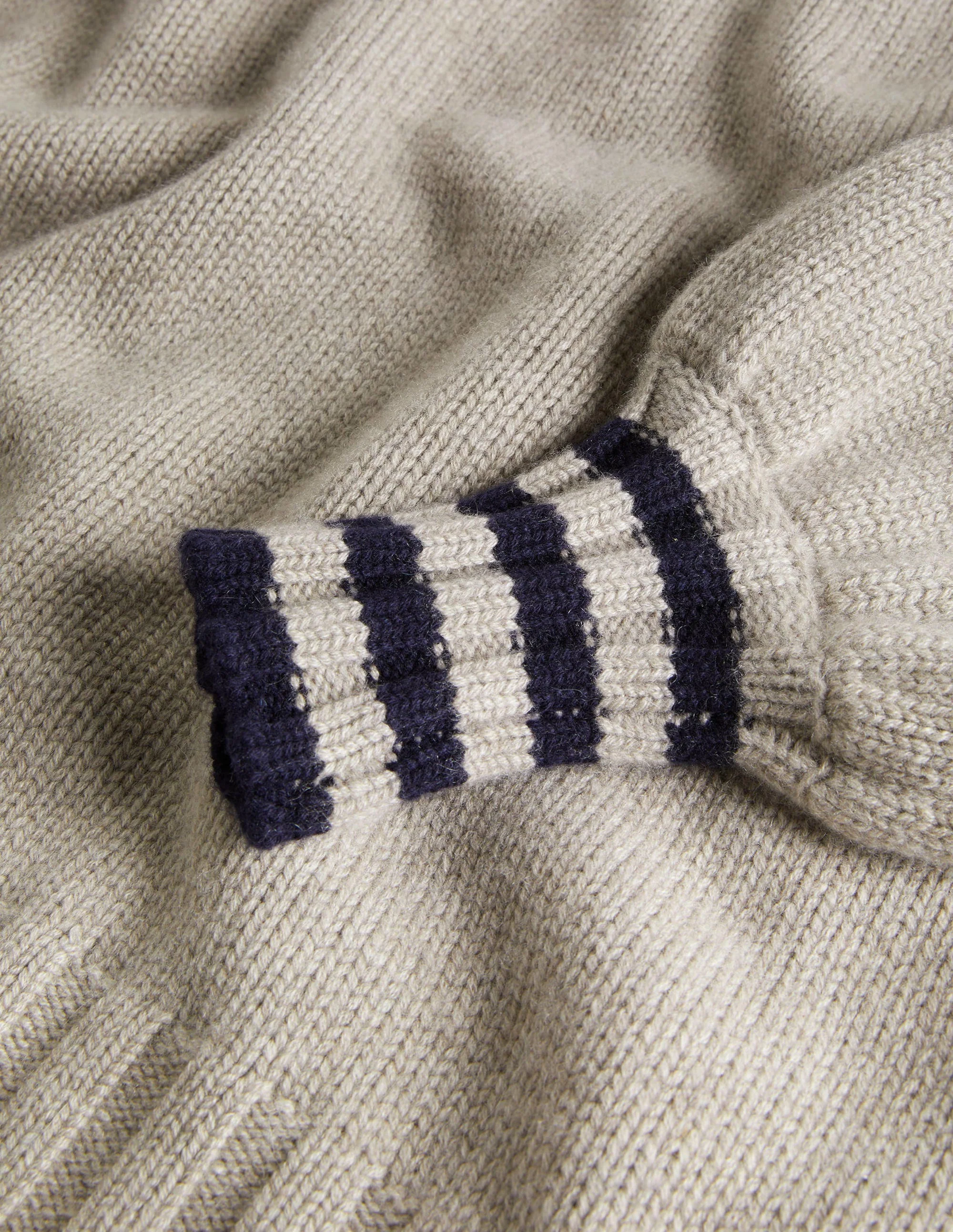 Chunky Cashmere Jumper-Mink Melange - Image 6