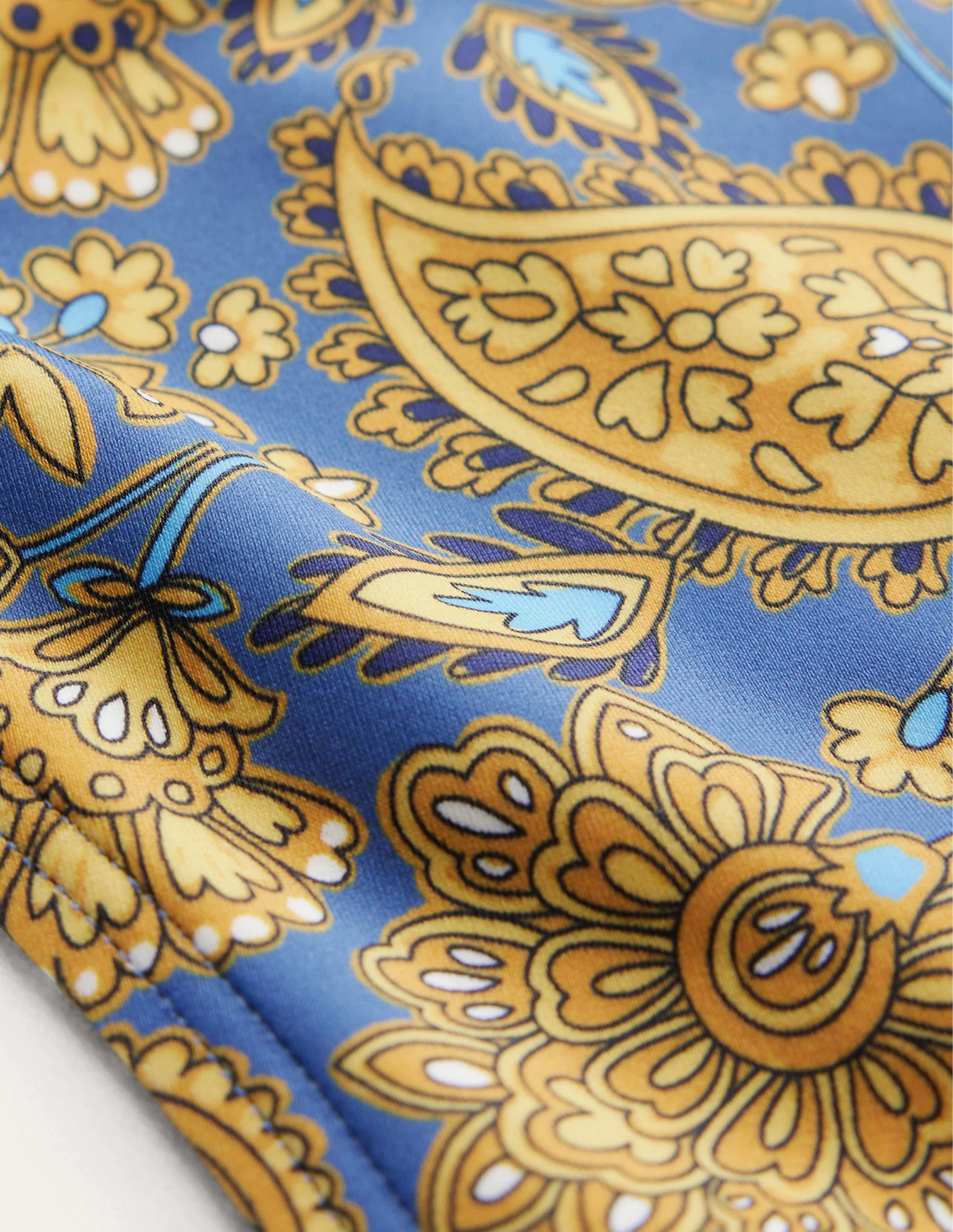 Classic Bikini Bottoms-Harvest Gold, Paisley Terrace - Image 6