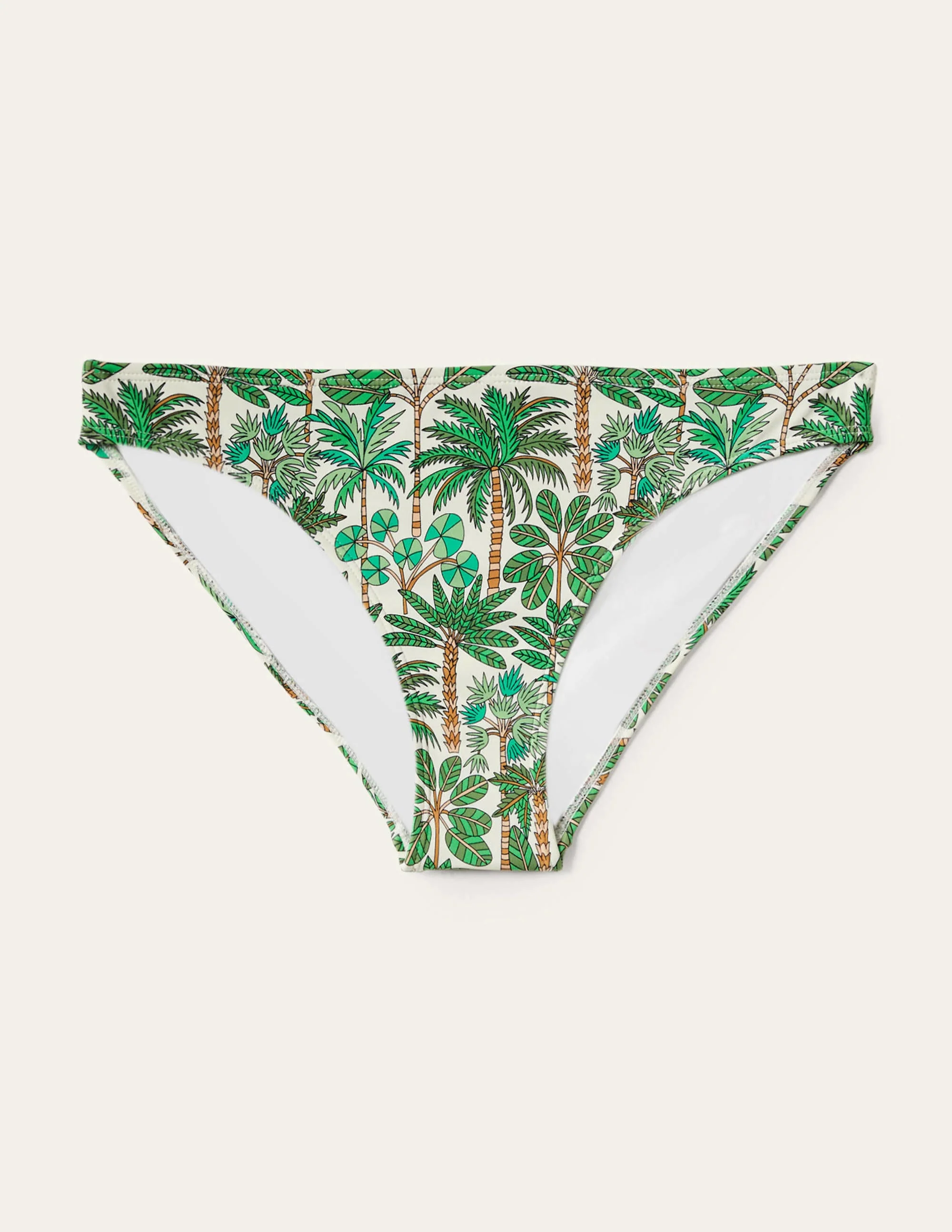 Classic Bikini Bottoms-Ivory, Palm Forest - Image 6
