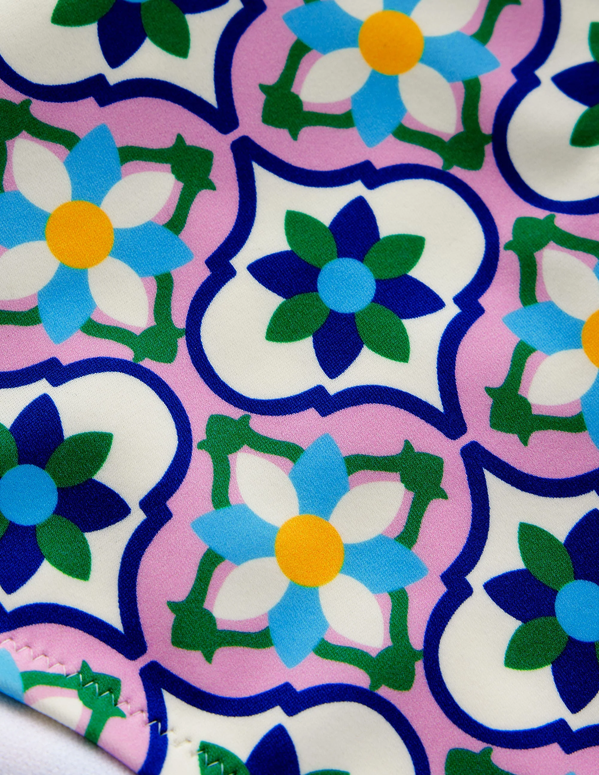 Classic Bikini Bottoms-Multi, Floweret Tile - Image 6