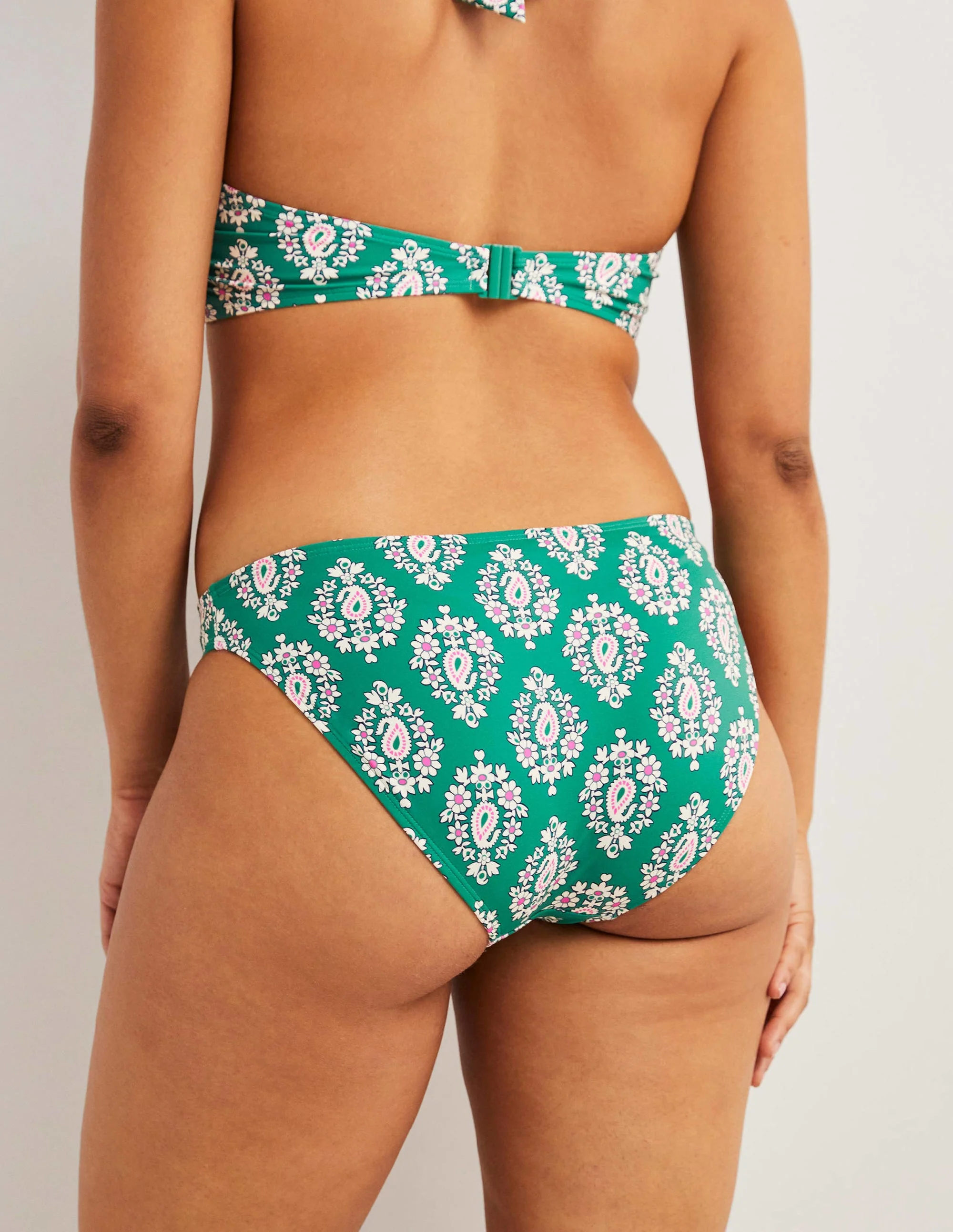 Classic Bikini Bottoms-Shady Glade, Opulent Paisley - Image 3