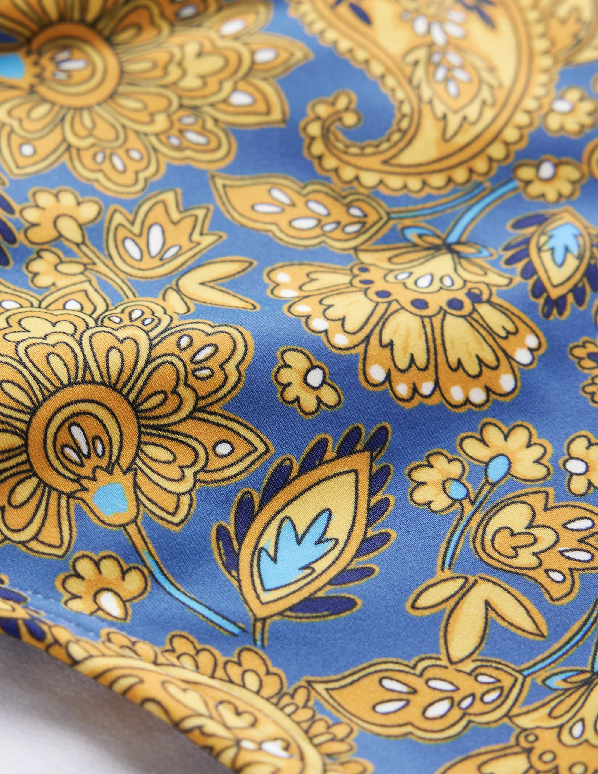 Classic Bikini Shorts-Harvest Gold, Paisley Terrace - Image 6