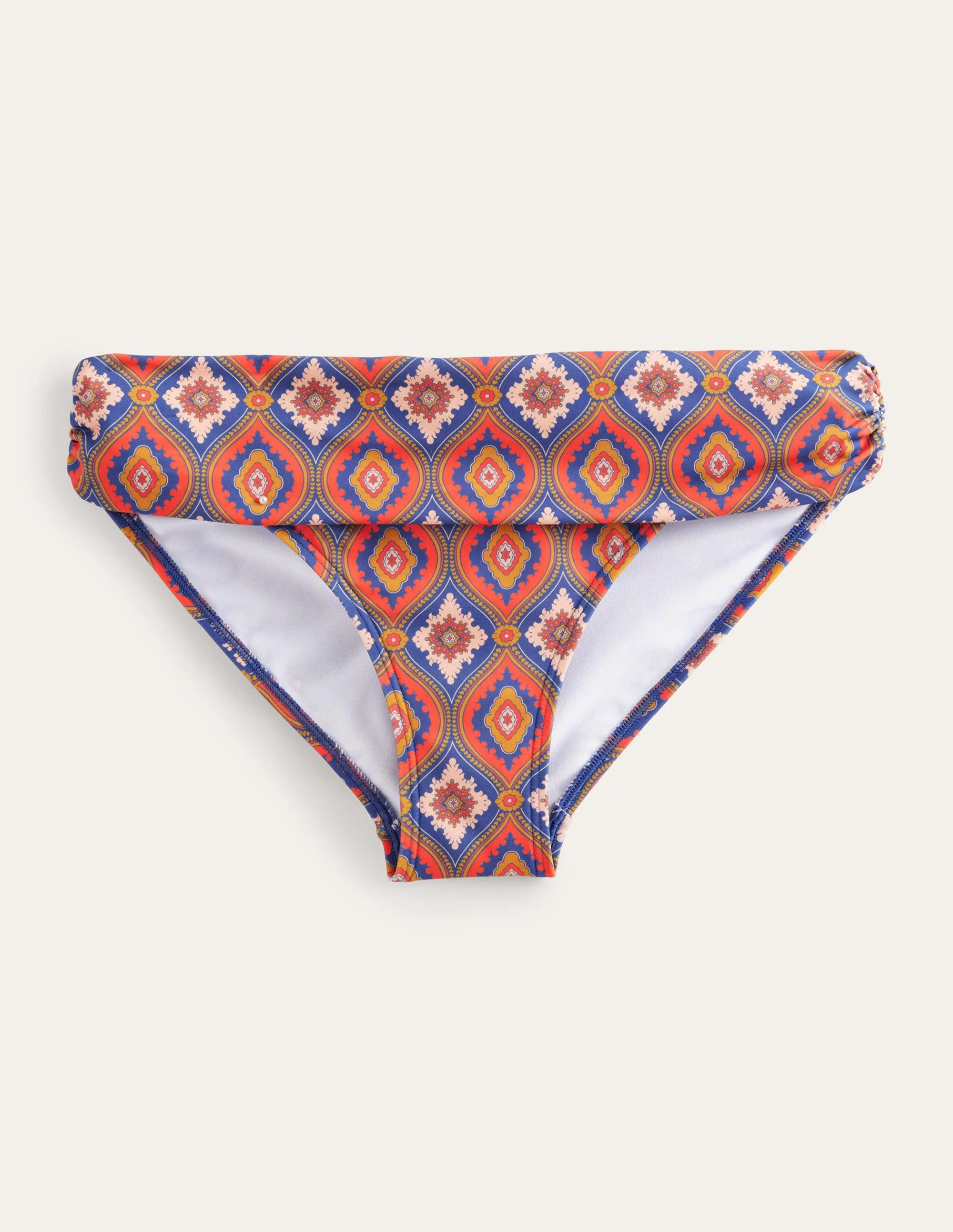 Classic Fold Bikini Bottoms-Vermillion, Exotic Diamond - Image 5