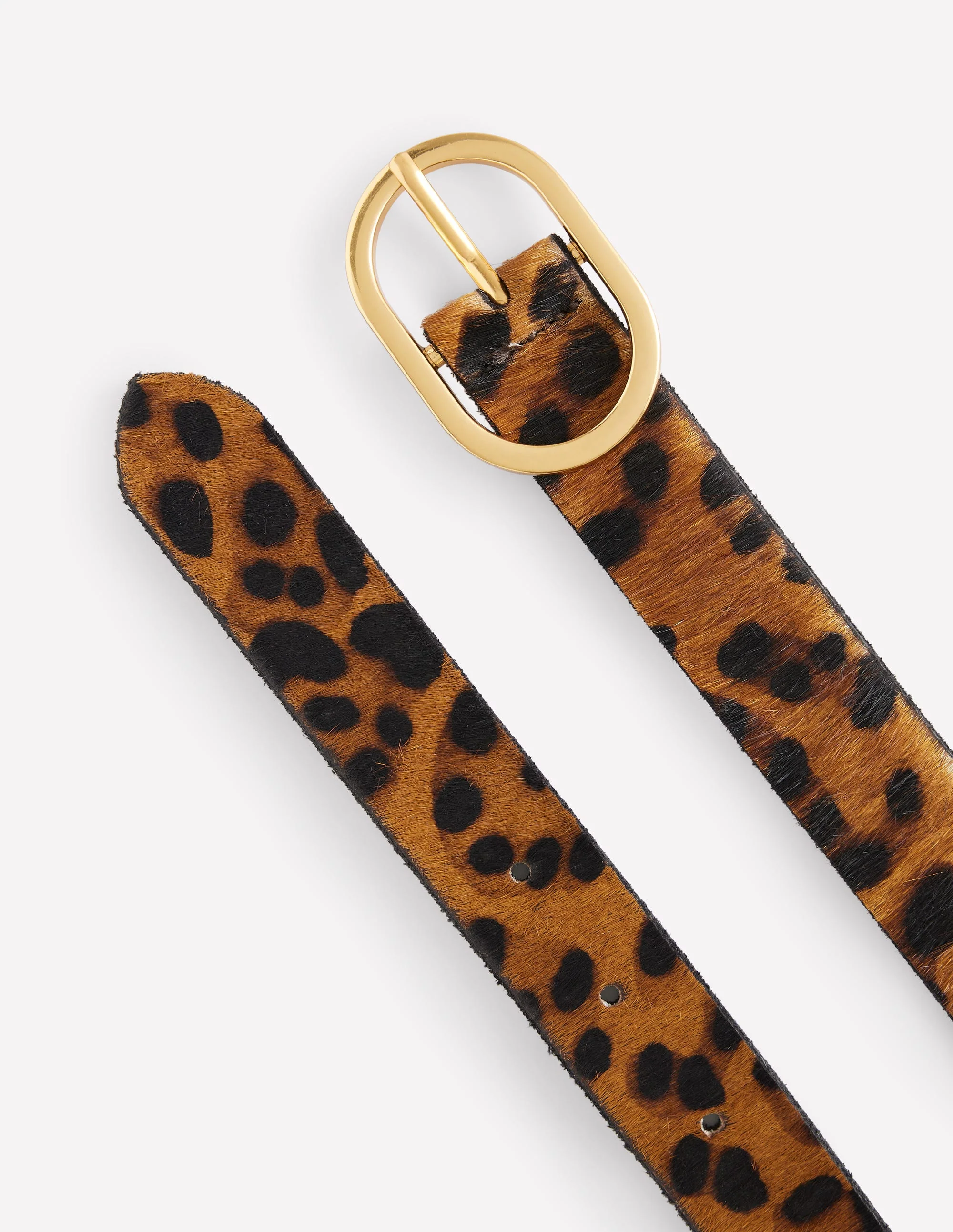 Classic Leather Belt-Leopard - Image 4