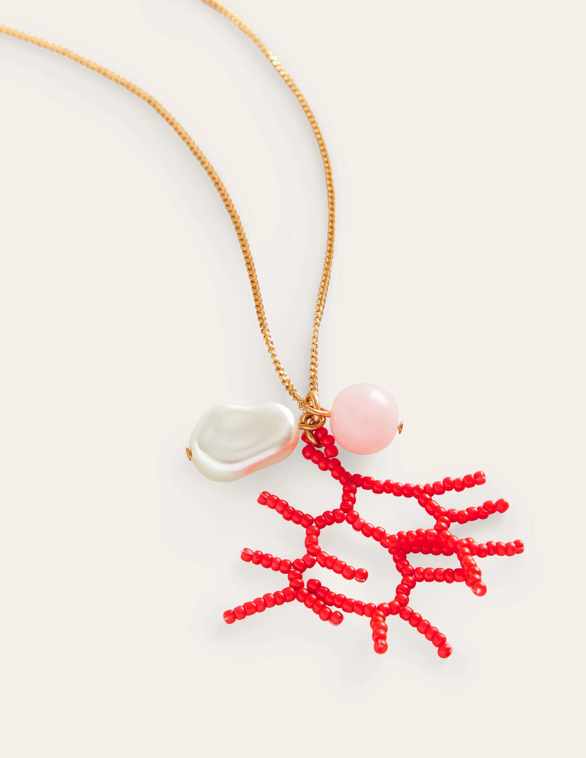 Cluster Hoop Pendant-Pink - Image 3