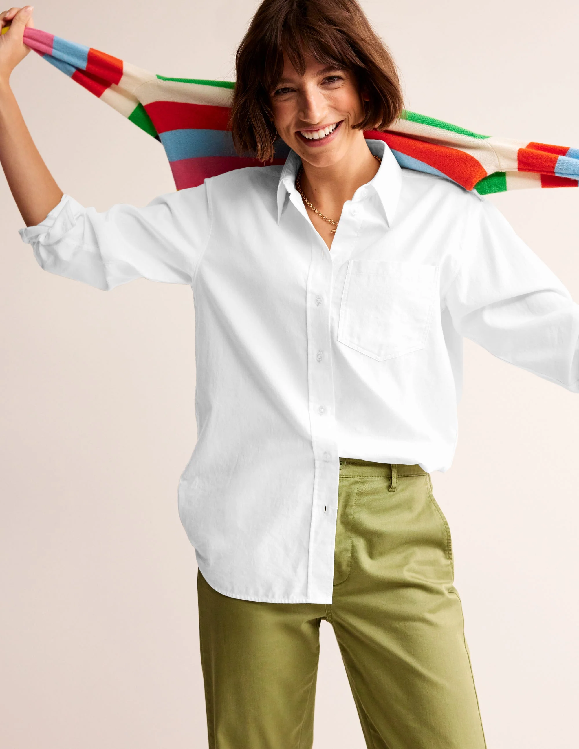 Connie Cotton Shirt-White - Image 4