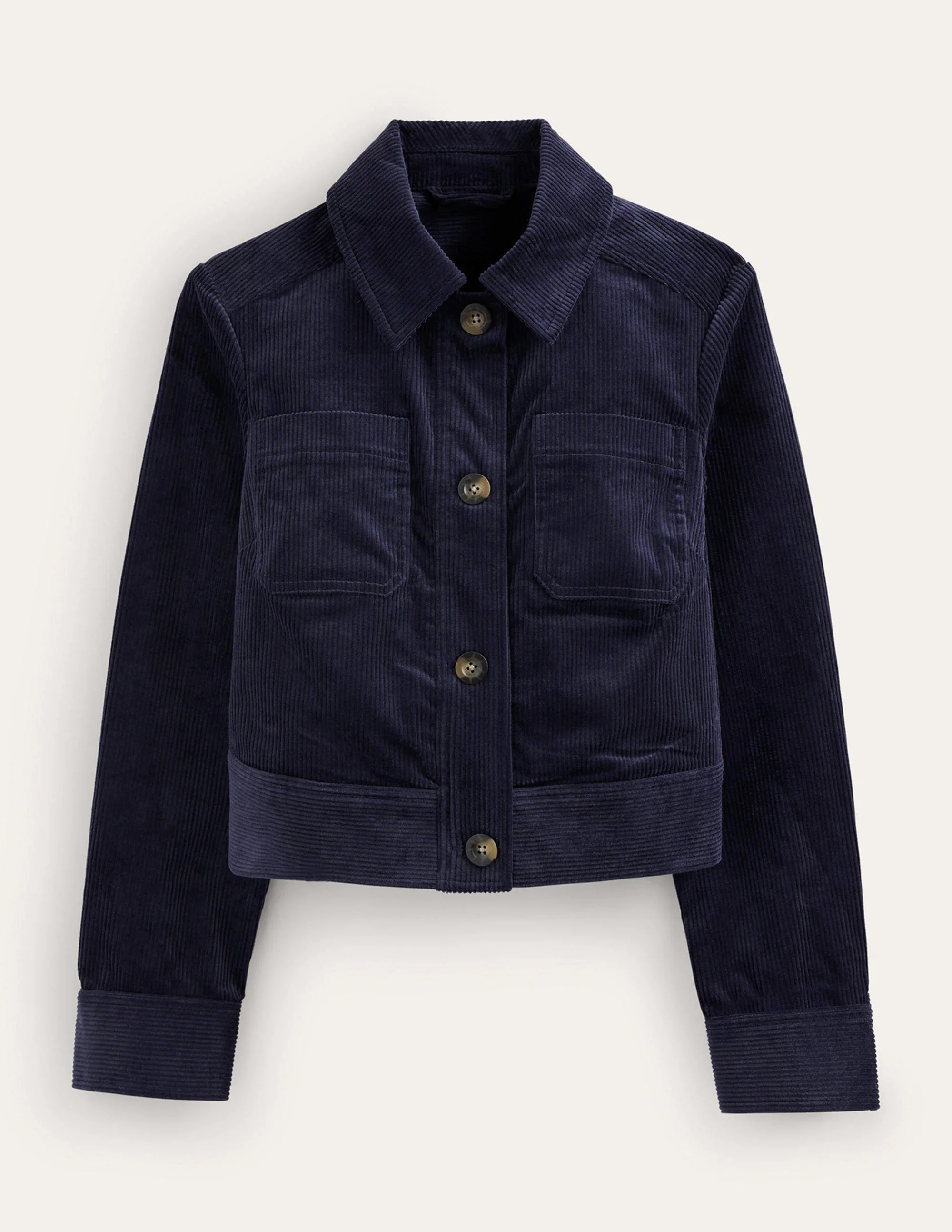 Corduroy Jacket-Navy - Image 6