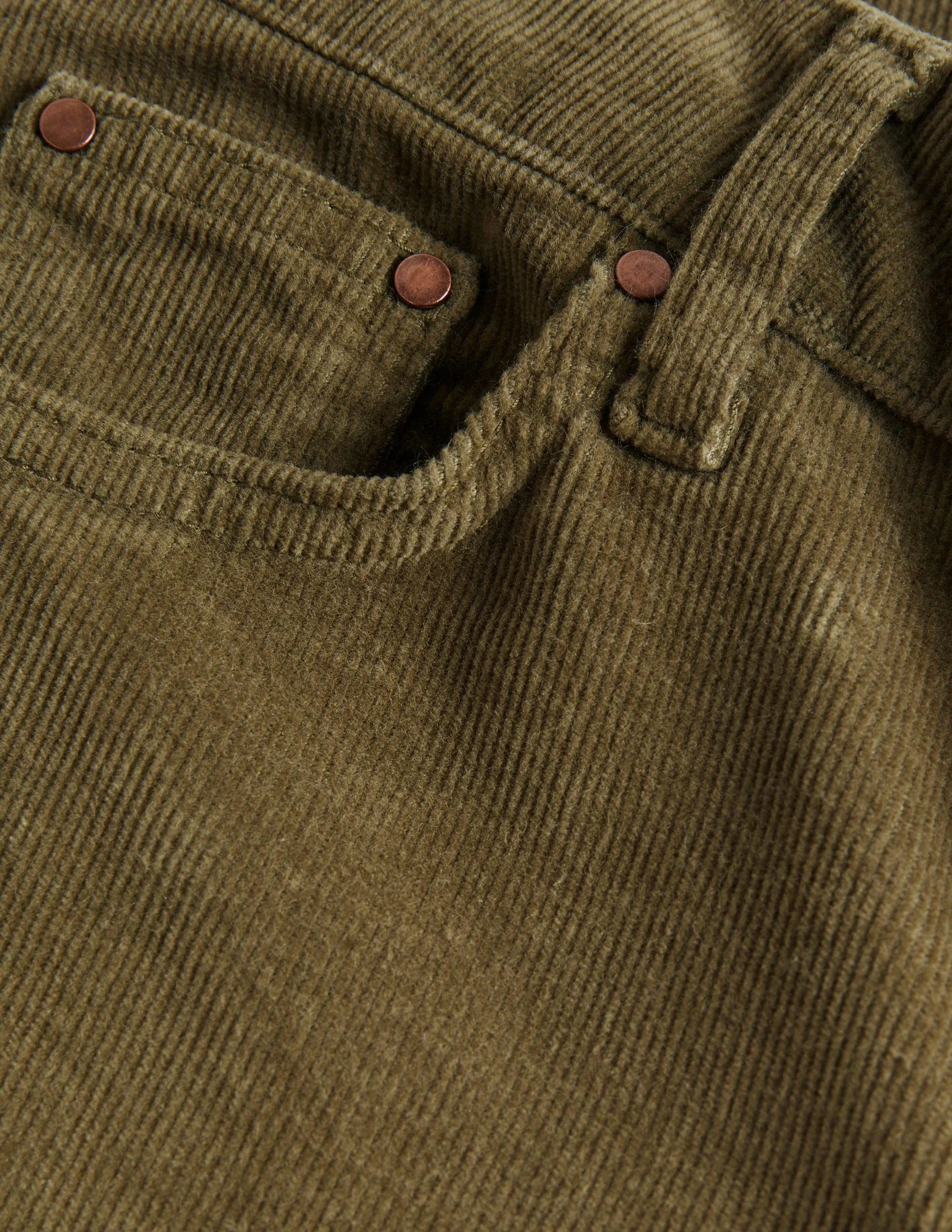 Corduroy Slim Straight Jeans-Kale - Image 7