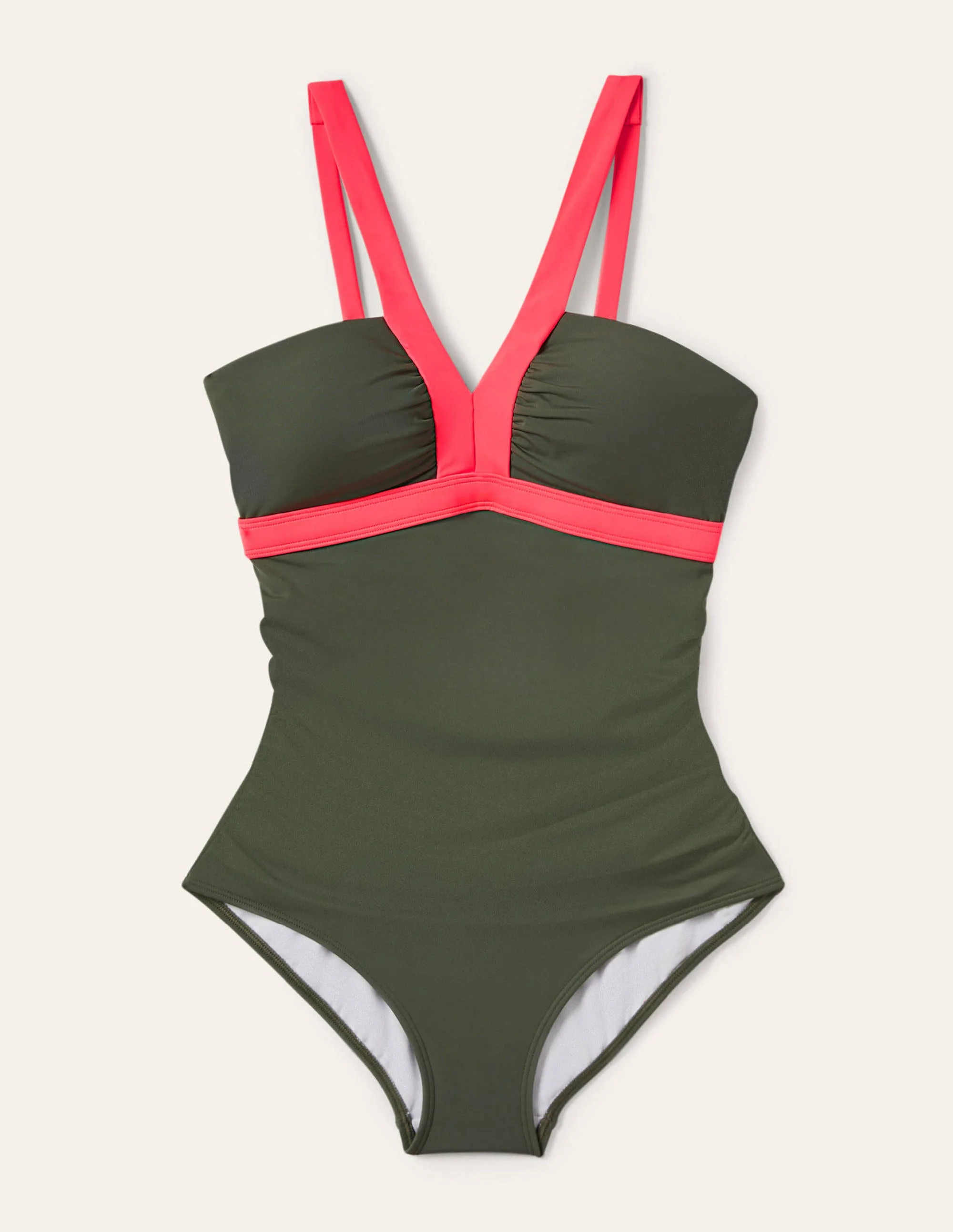 Corsica V-neck Swimsuit-Marsh Colourblock - Image 6