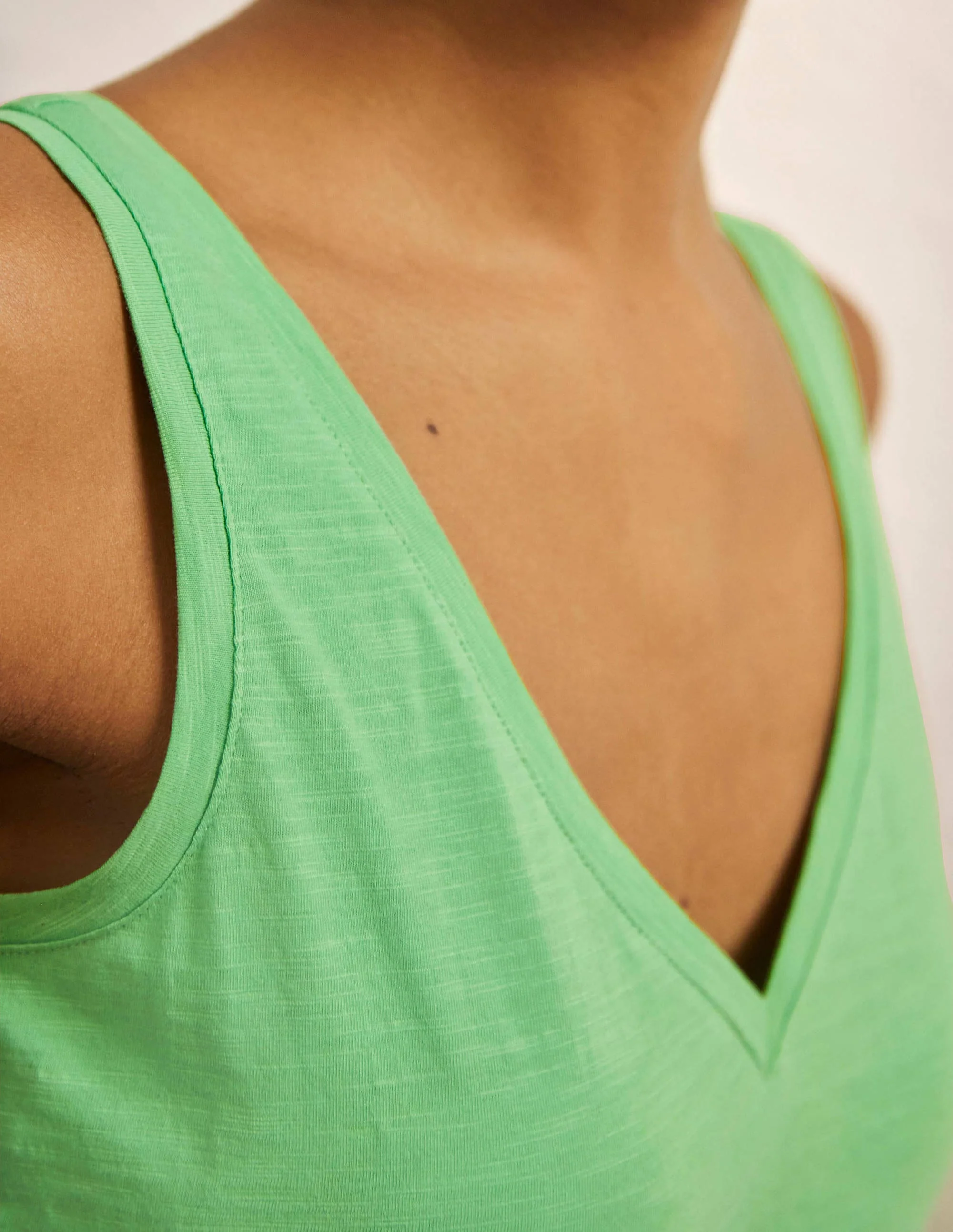 Cotton Vest-Zephyr Green - Image 2