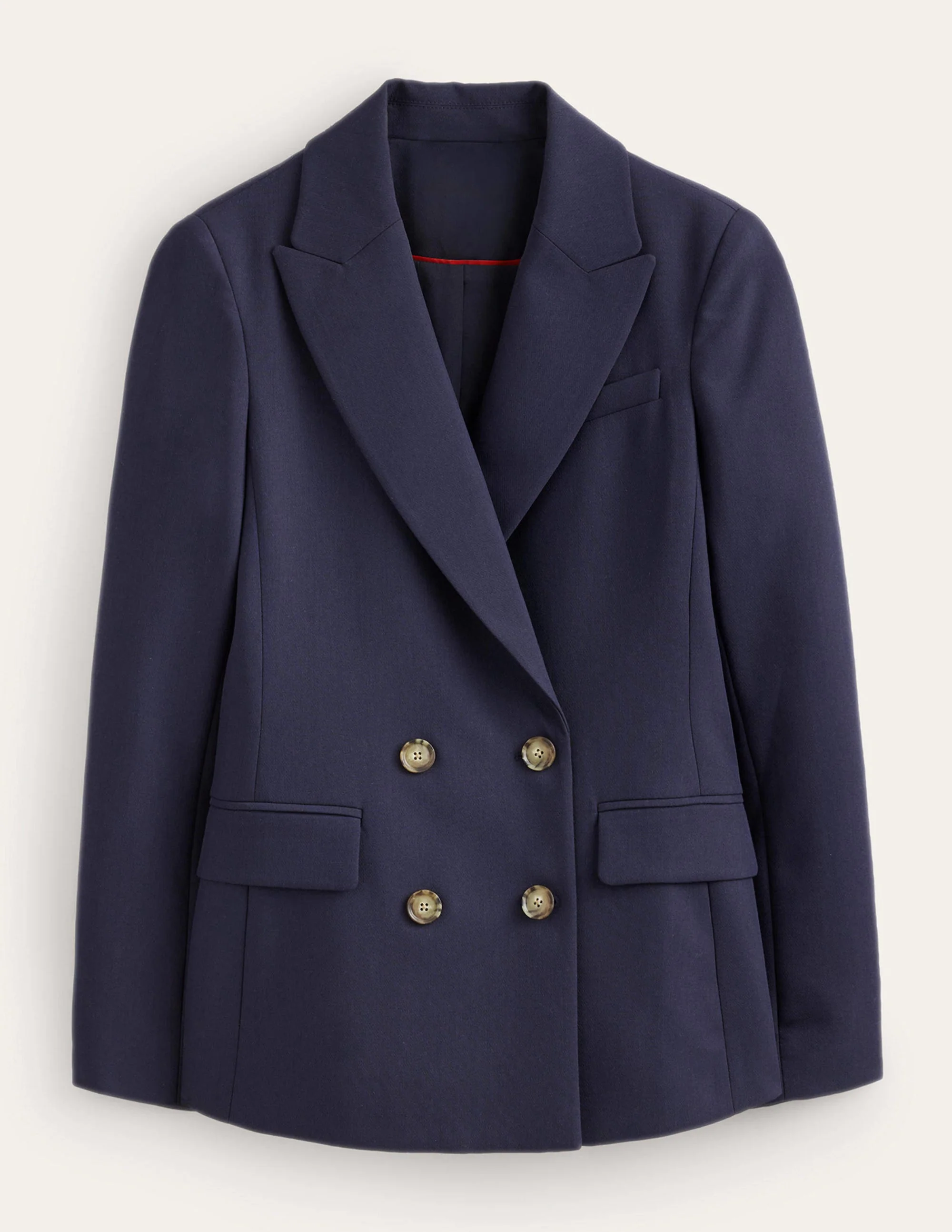 Double-Breasted Blazer-Navy - Image 6
