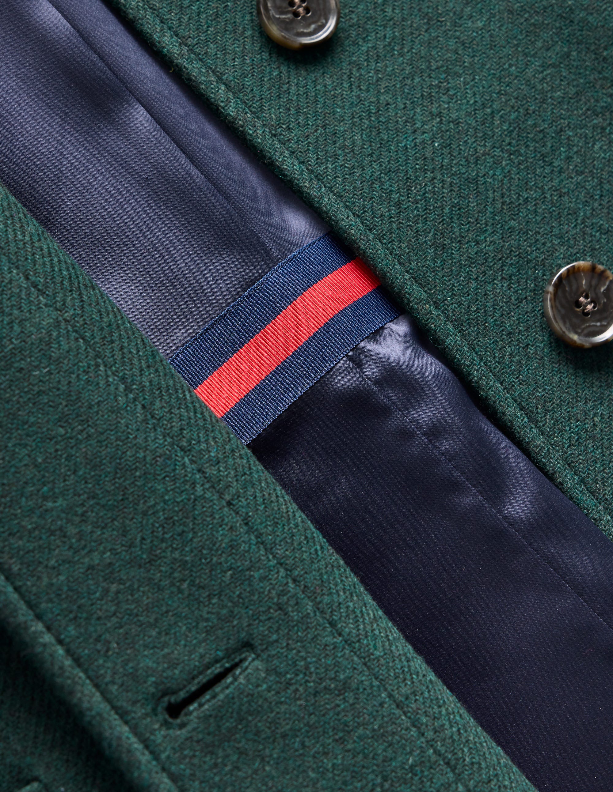 Durham Midi Coat-Colourblock Green - Image 10