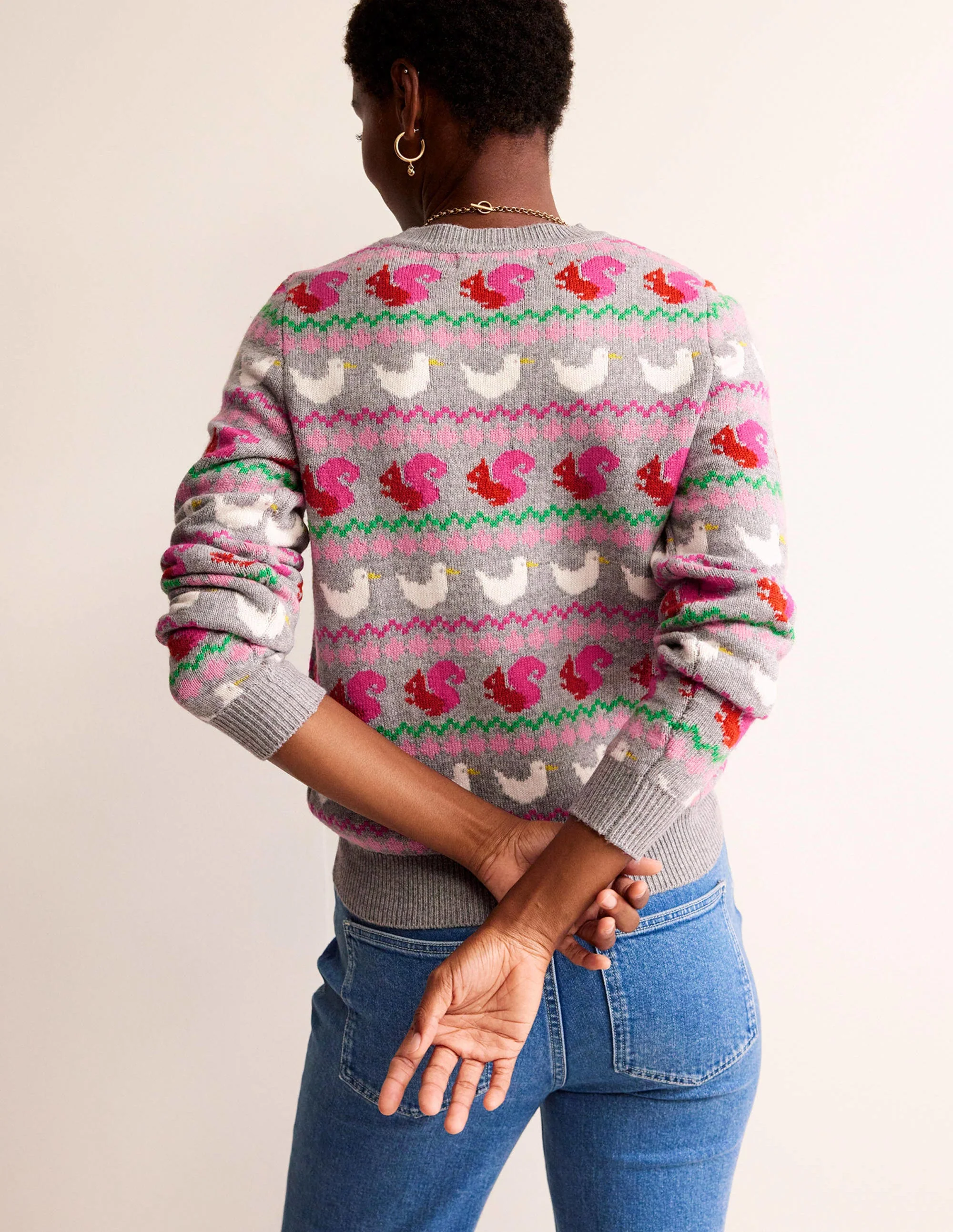 Edie Fair Isle Jumper-Nature Lover - Image 3