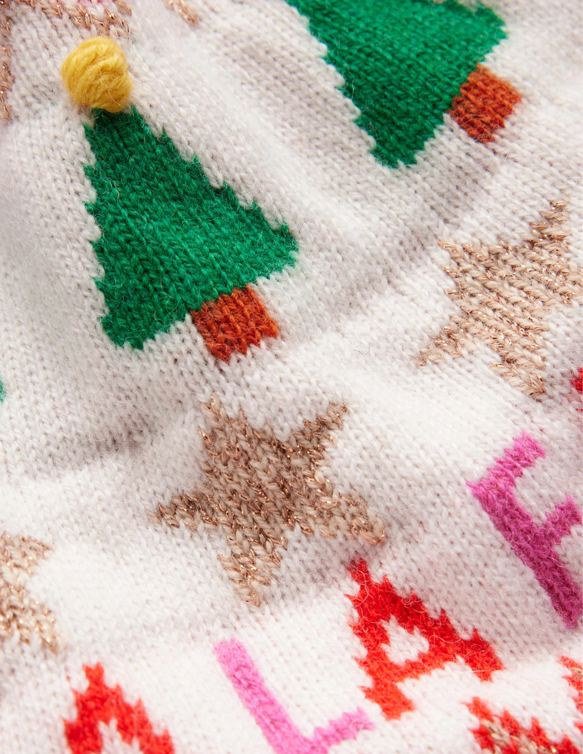Edie Fair Isle Jumper-Vibrant Pink Fair Isle - Image 9