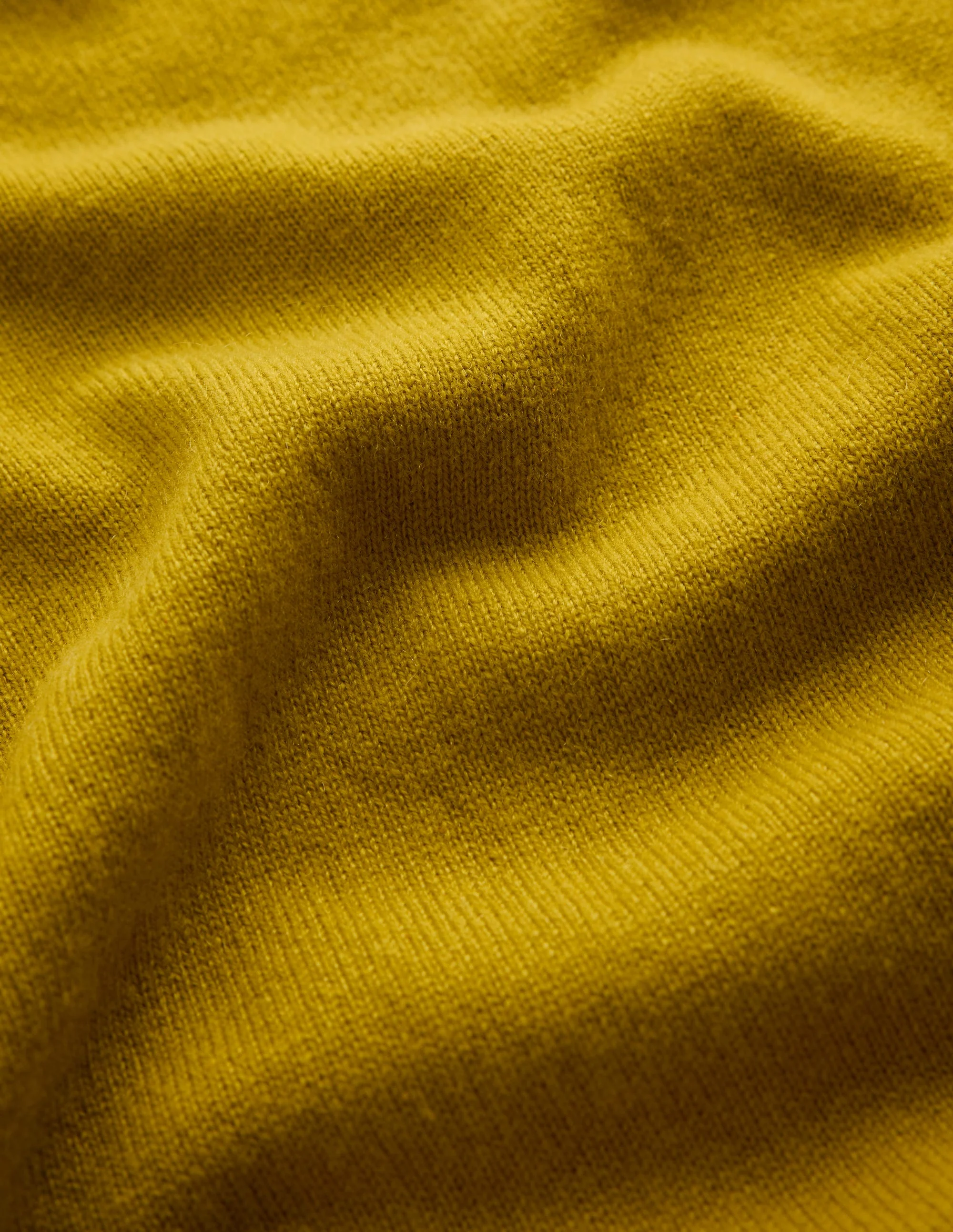 Elsie Cashmere Crew Jumper-Spiced Yellow - Image 6