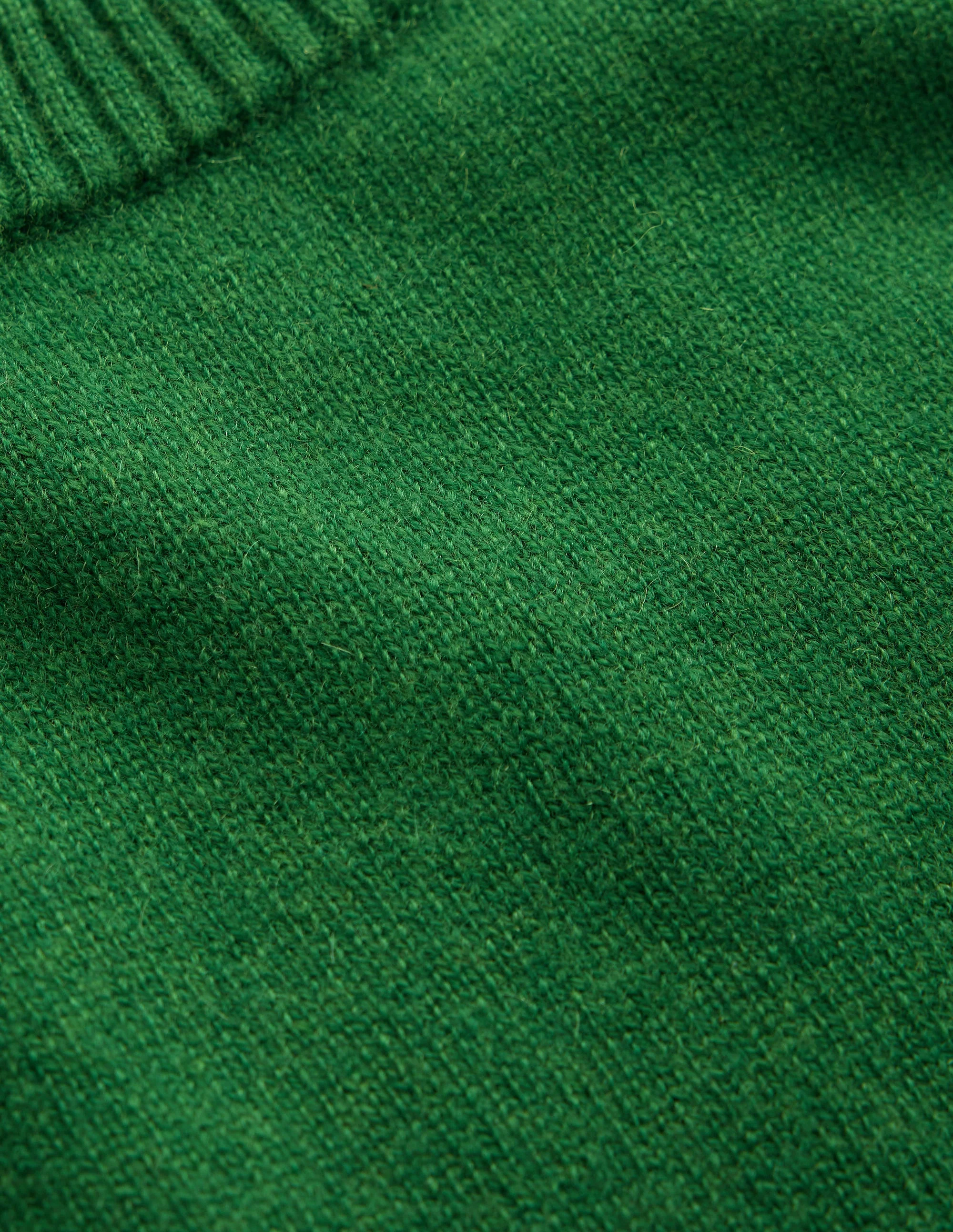 Elsie Cashmere Crew T-shirt-Fresh Green - Image 6