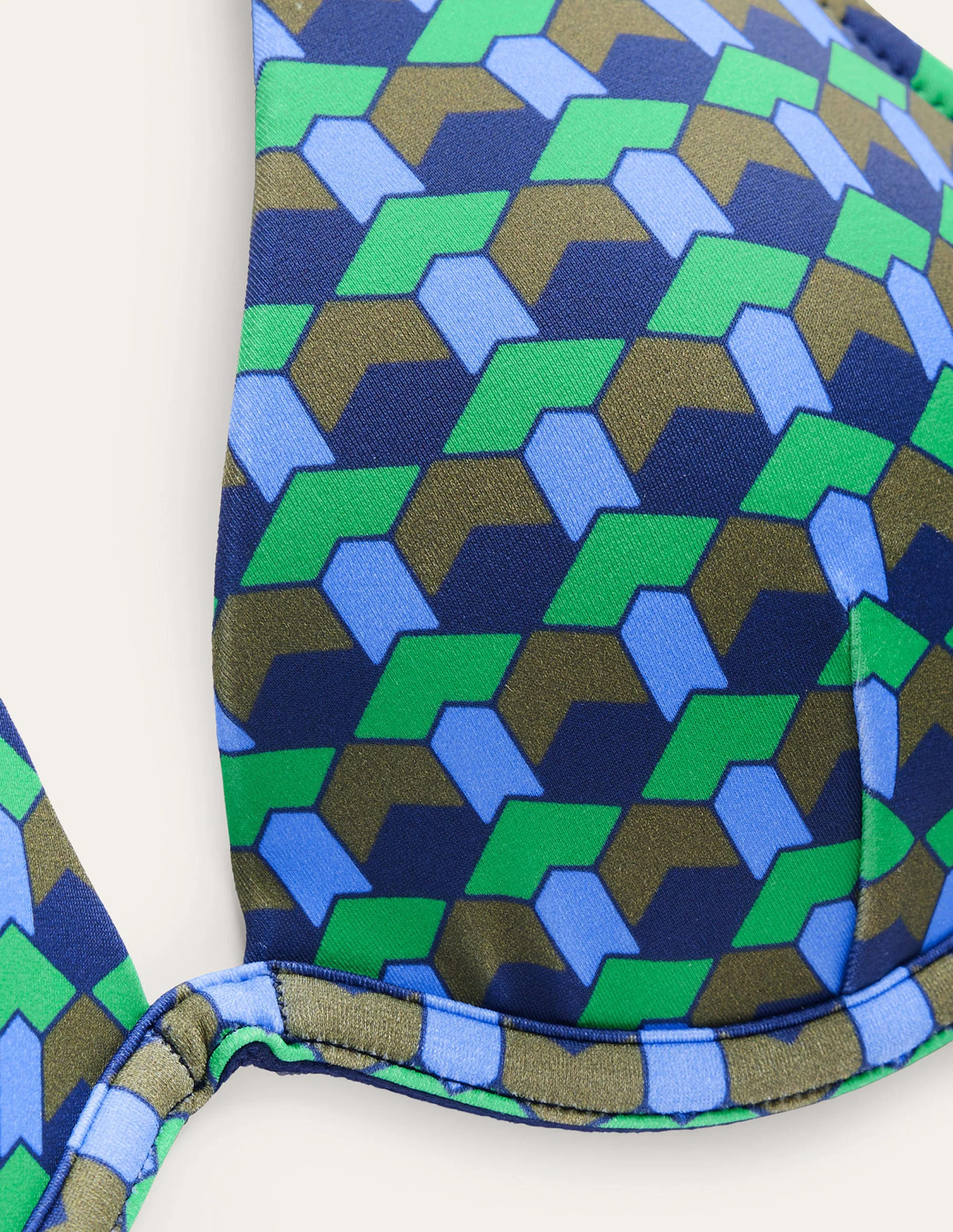 Enhancer Underwired Bikini Top-Bright Green, Multi Geo - Image 6