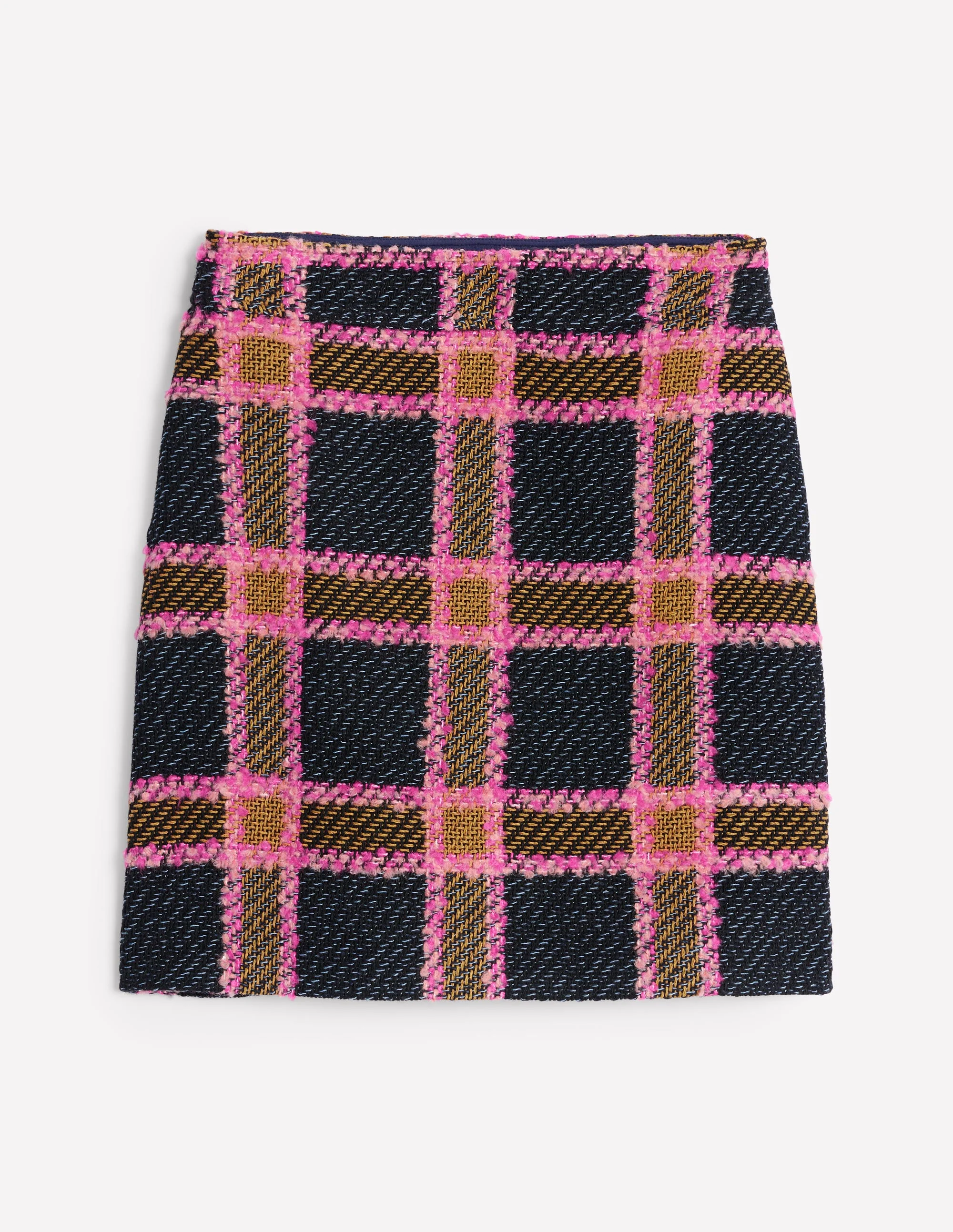 Estella Check Skirt-Pink and Navy Check - Image 6