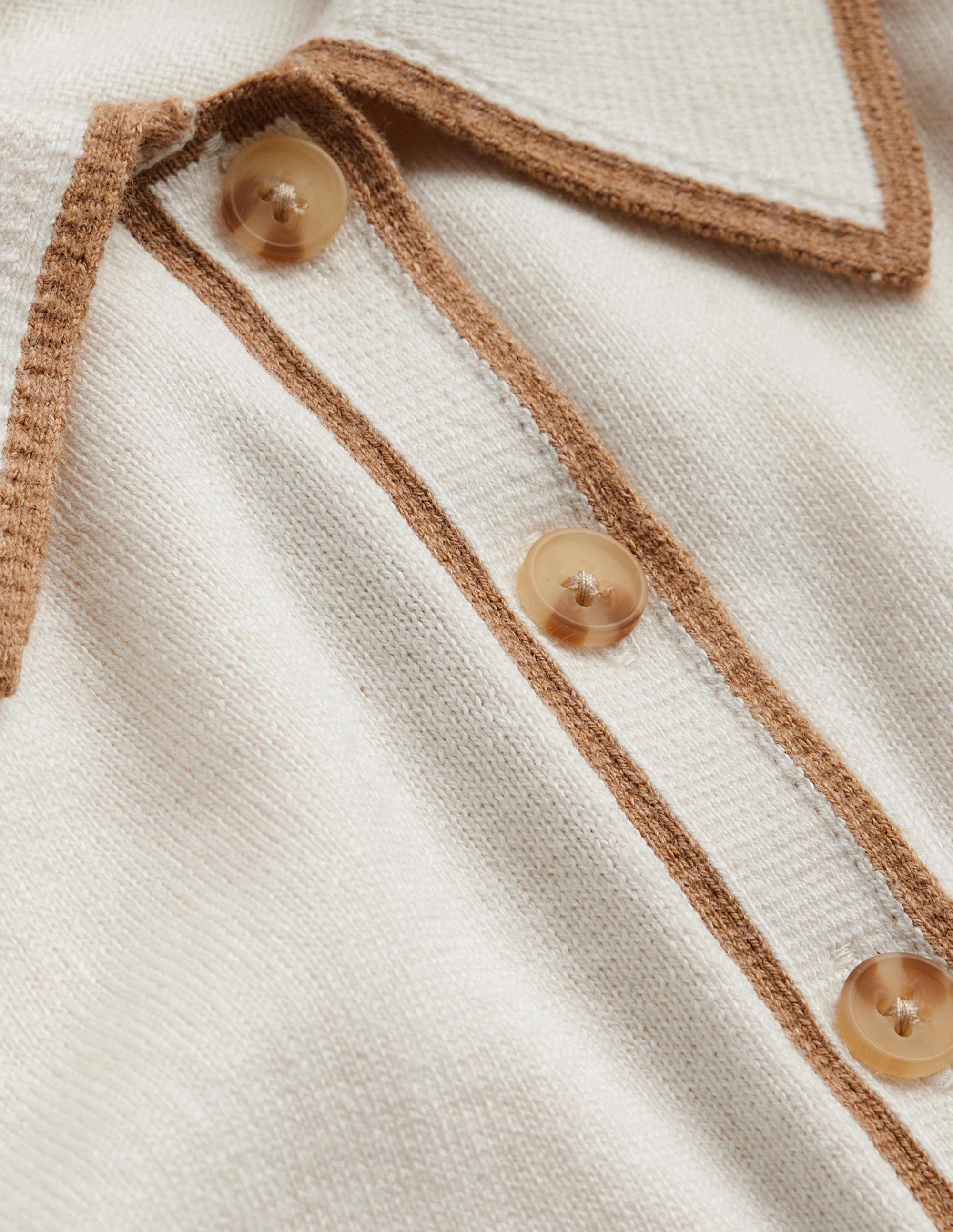 Estelle Henley Jumper-Warm Ivory - Image 6