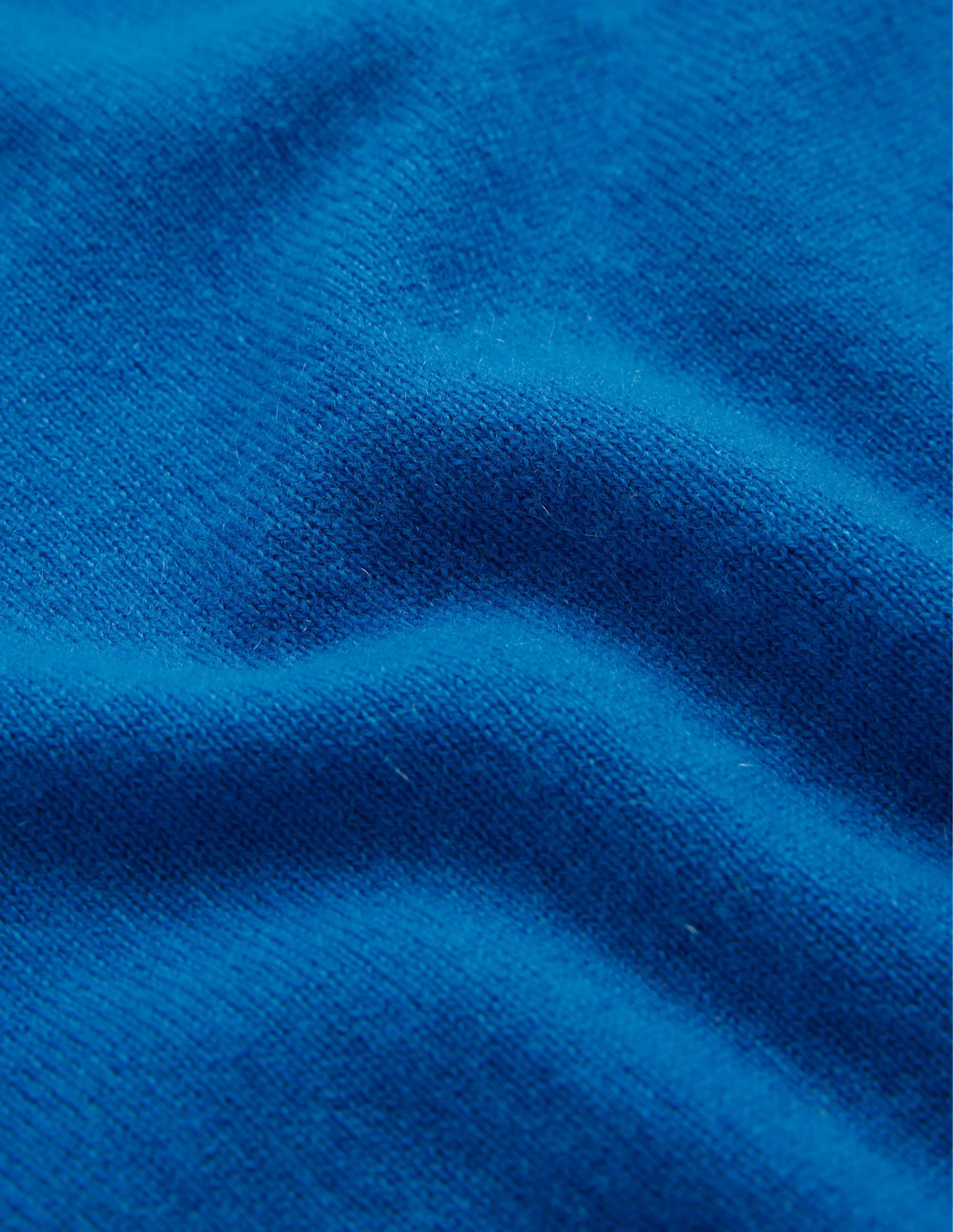Eva Cashmere Crew Neck Jumper-Cyan - Image 7