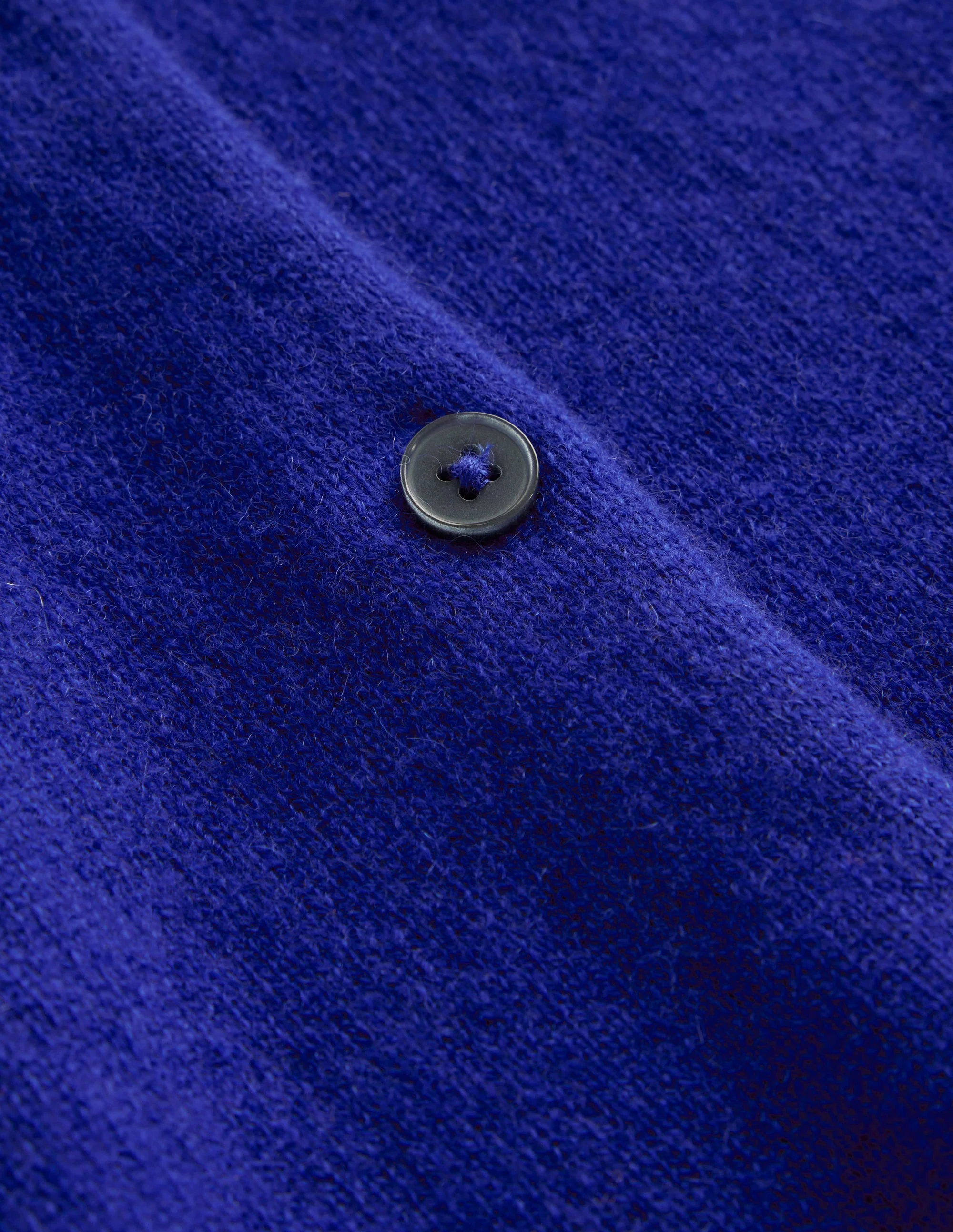 Eva Cashmere Cropped Cardigan-Bright Blue - Image 6