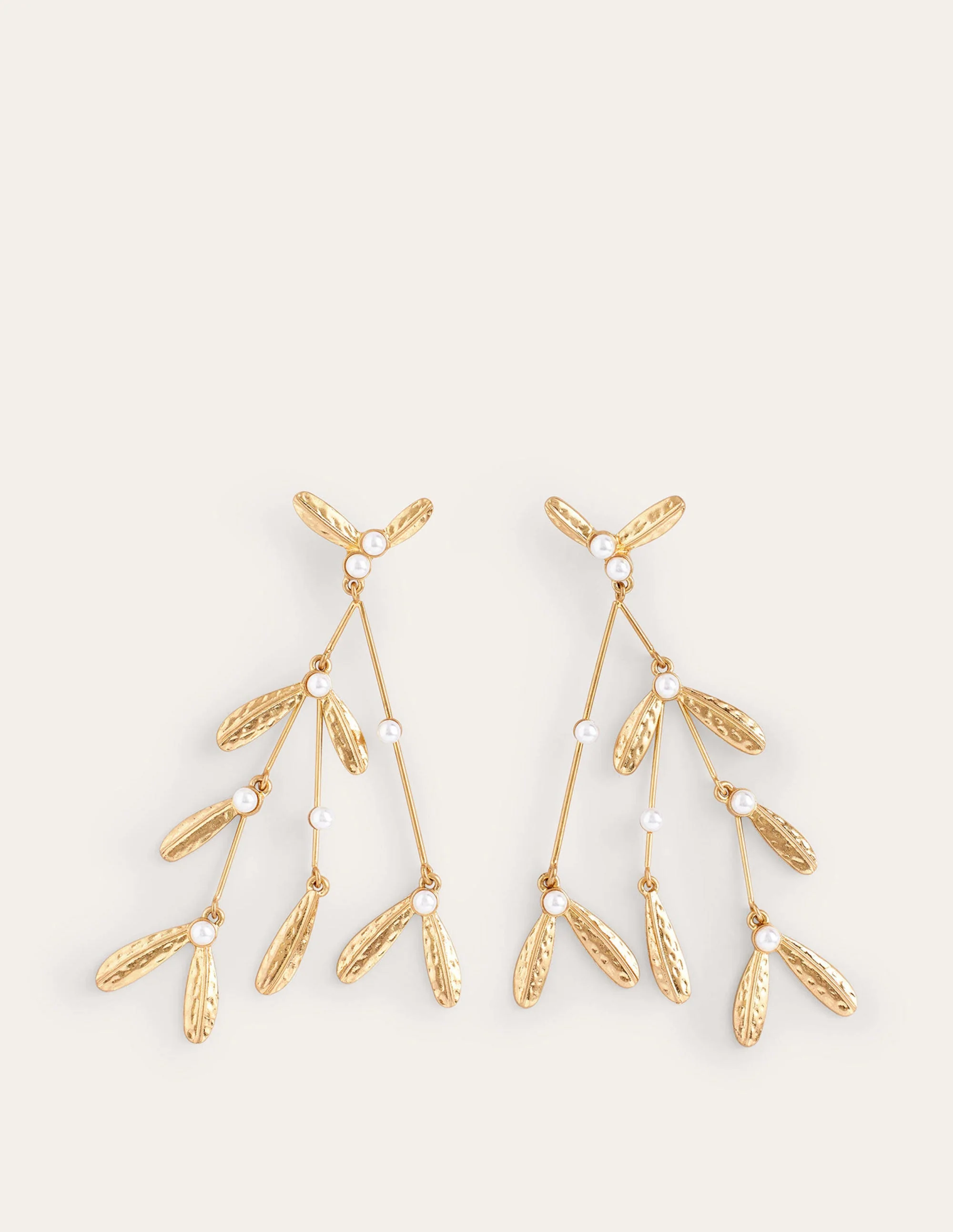 Festive Stamp Earrings-Mistletoe - Image 2