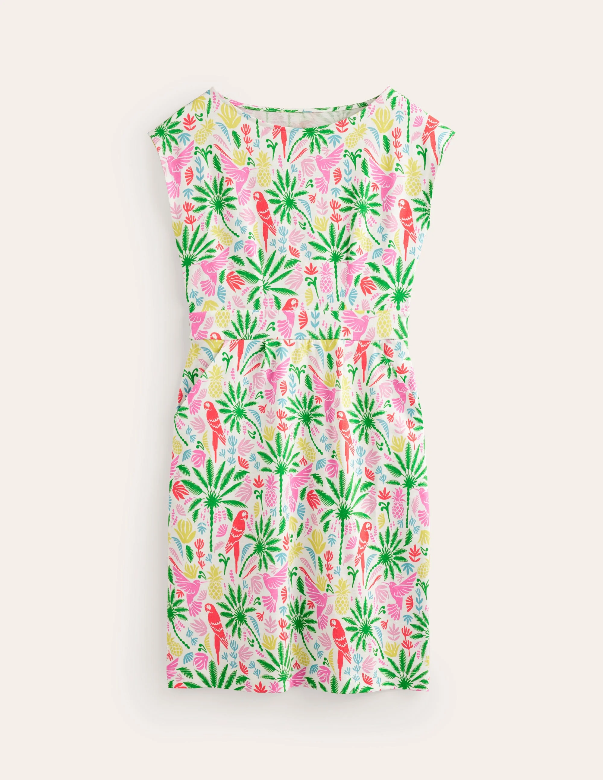 Florrie Jersey Dress-Multi, Tropical Paradise - Image 5