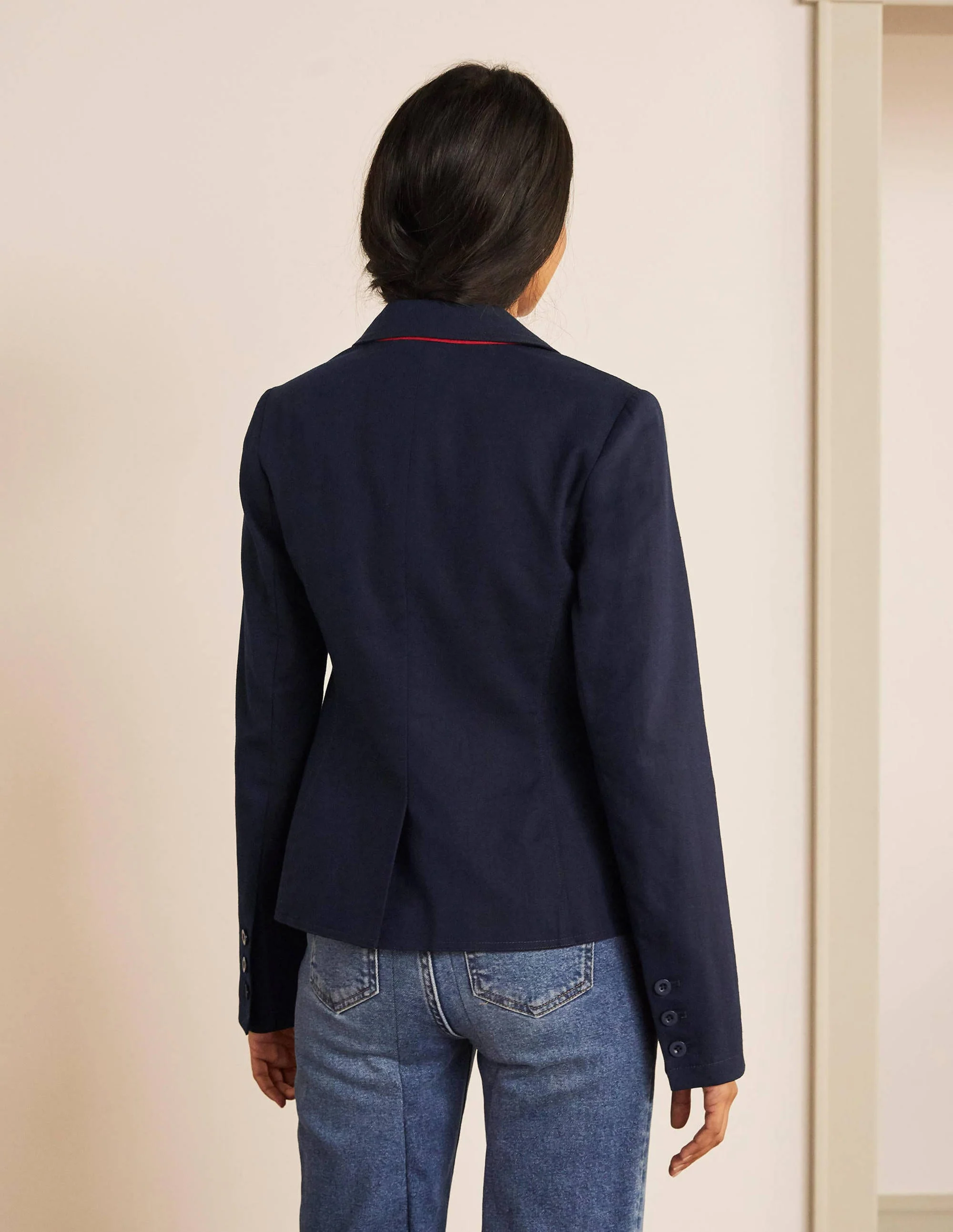 Framlingham Blazer-Navy - Image 2