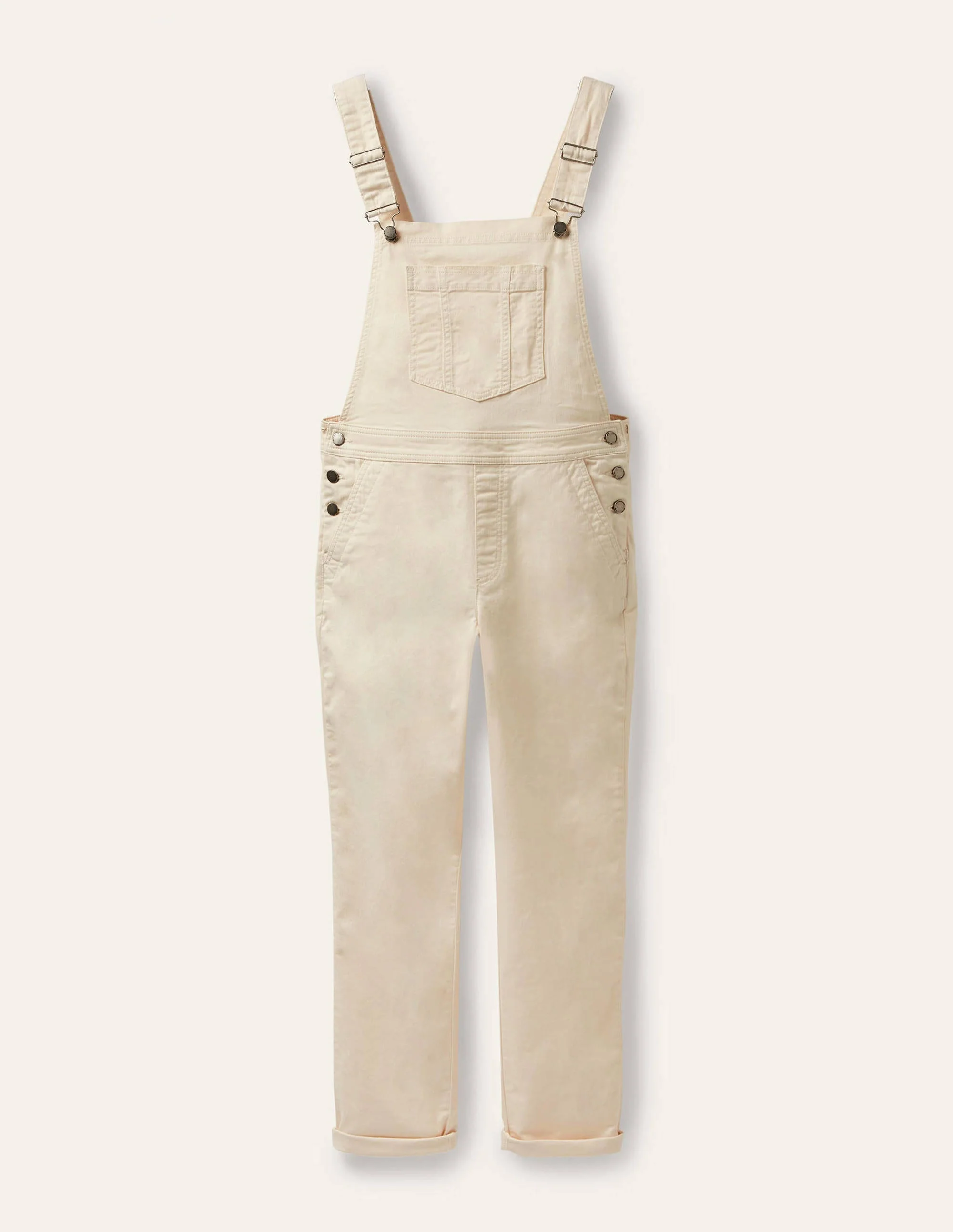 Girlfriend Dungarees-Ecru - Image 5