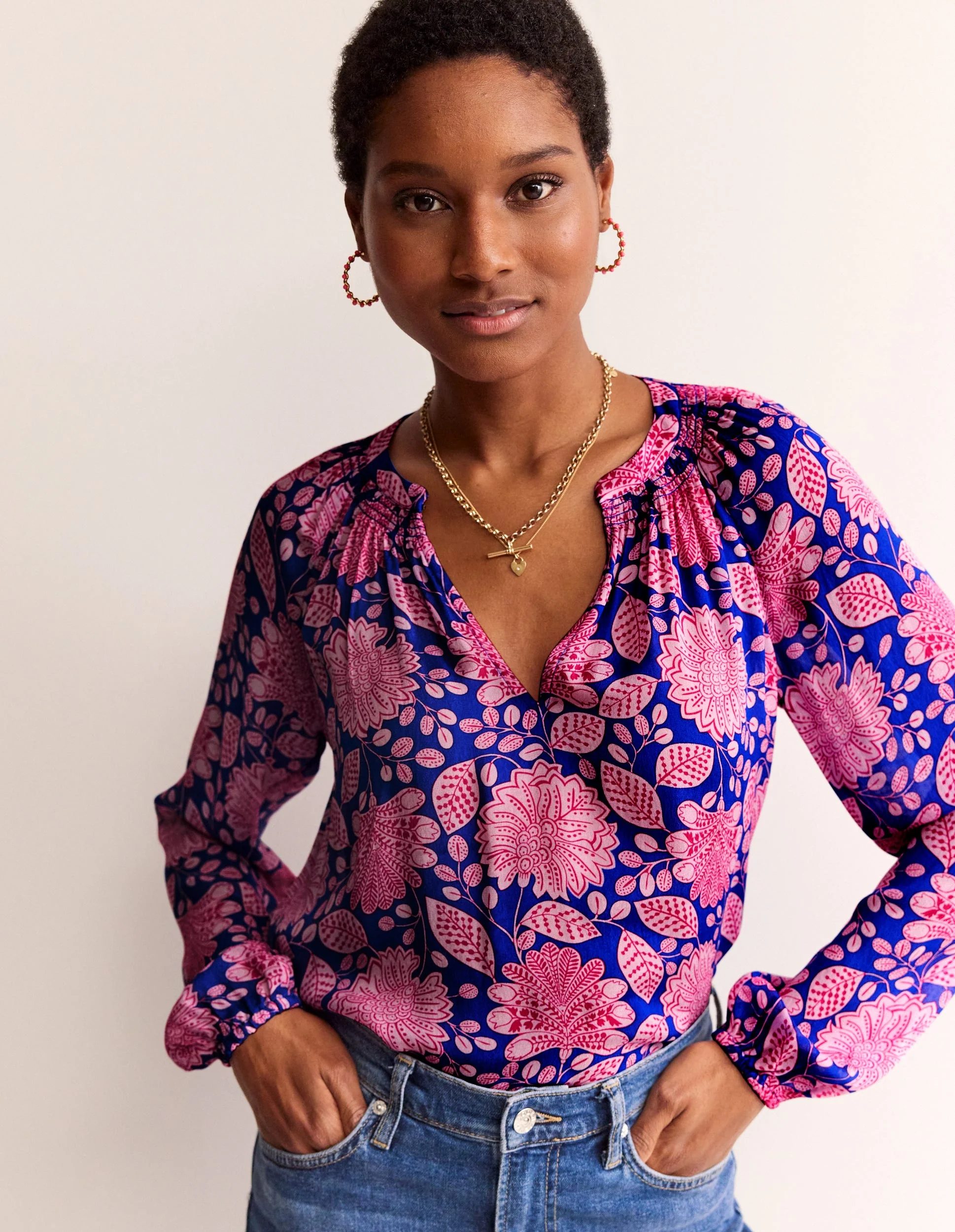 Grace Top-Surf The Web, Gardenia Swirl