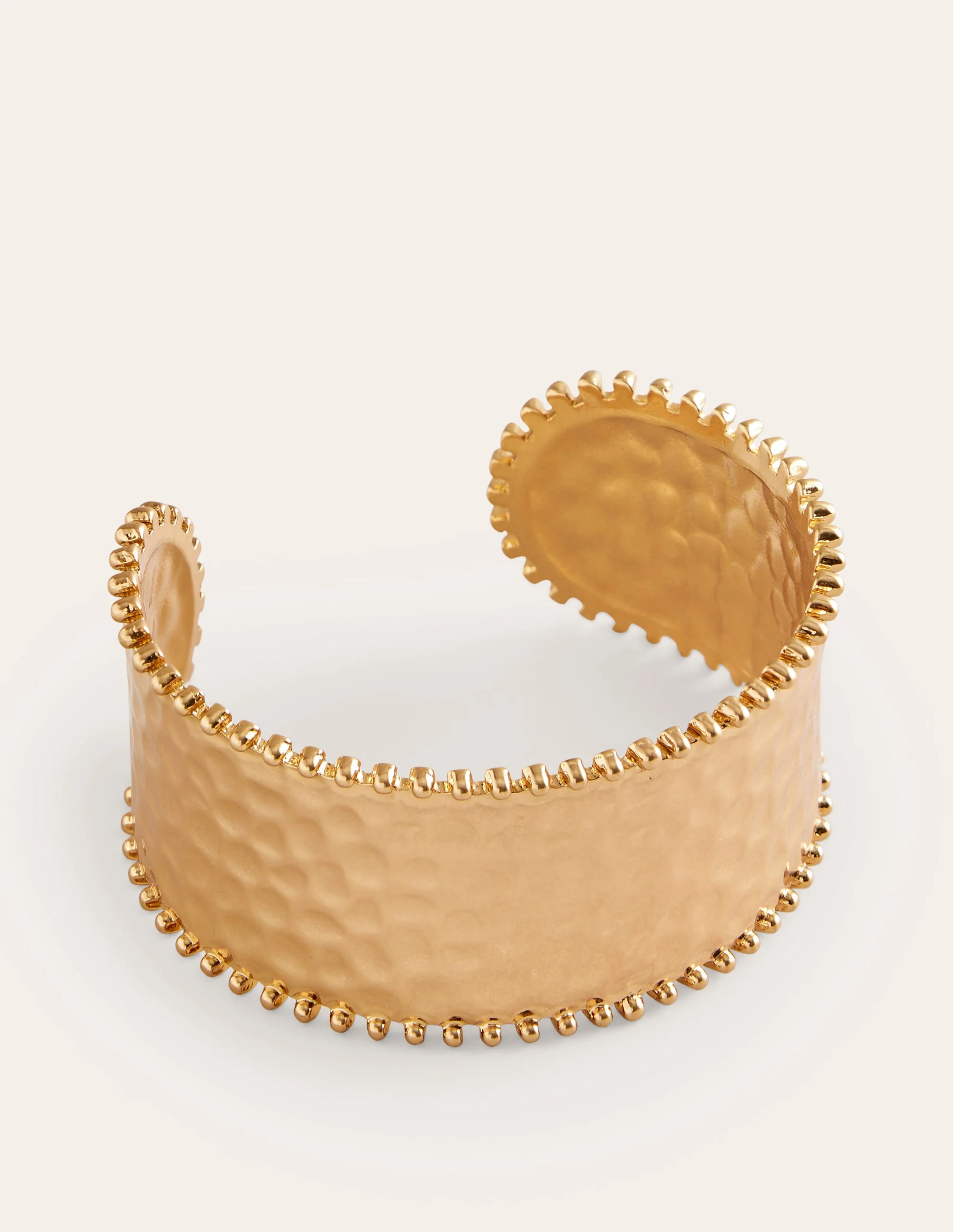Hammered Cuff Bracelet-Gold - Image 2