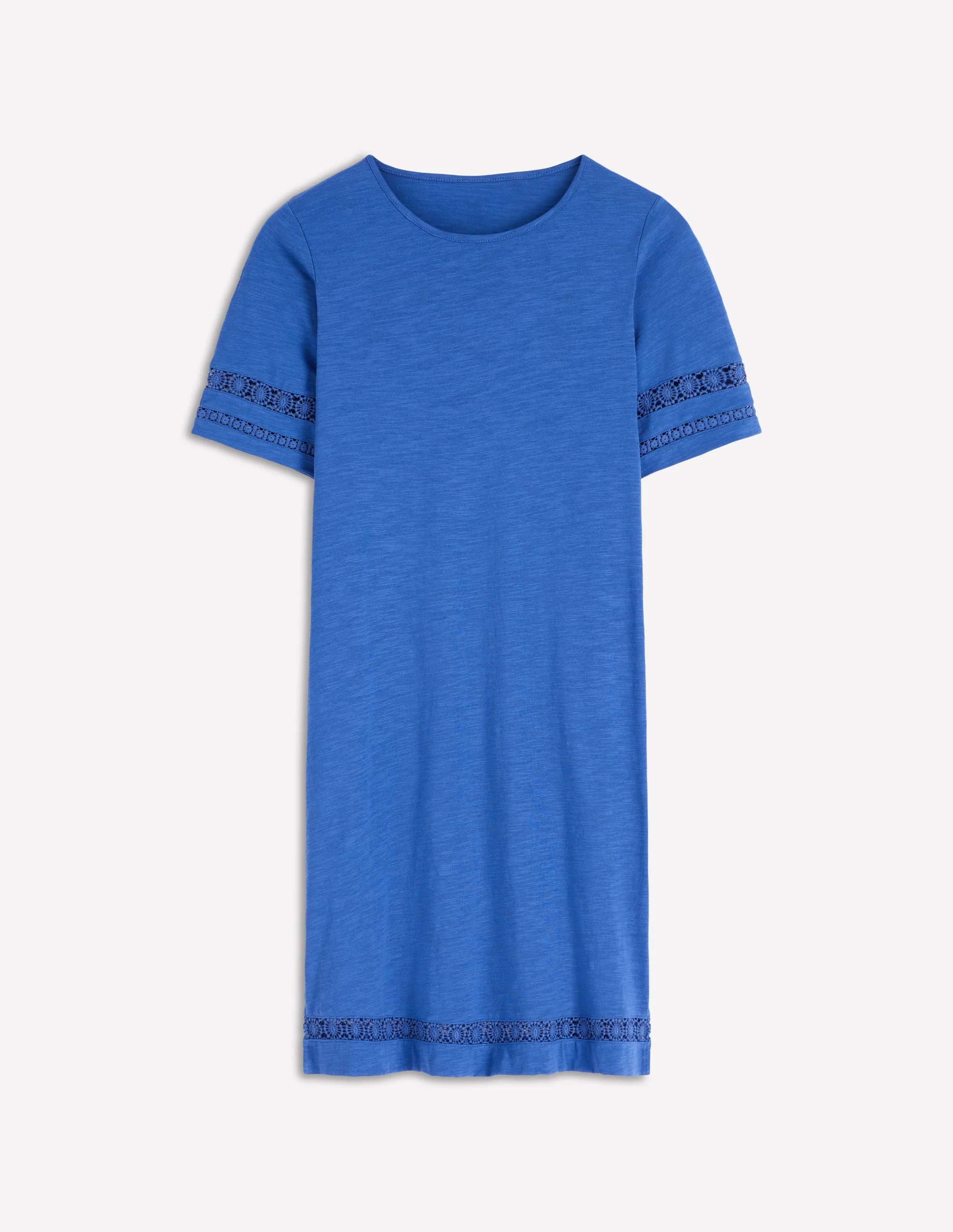 Hattie Jersey T-shirt Dress-Denim Blue - Image 6