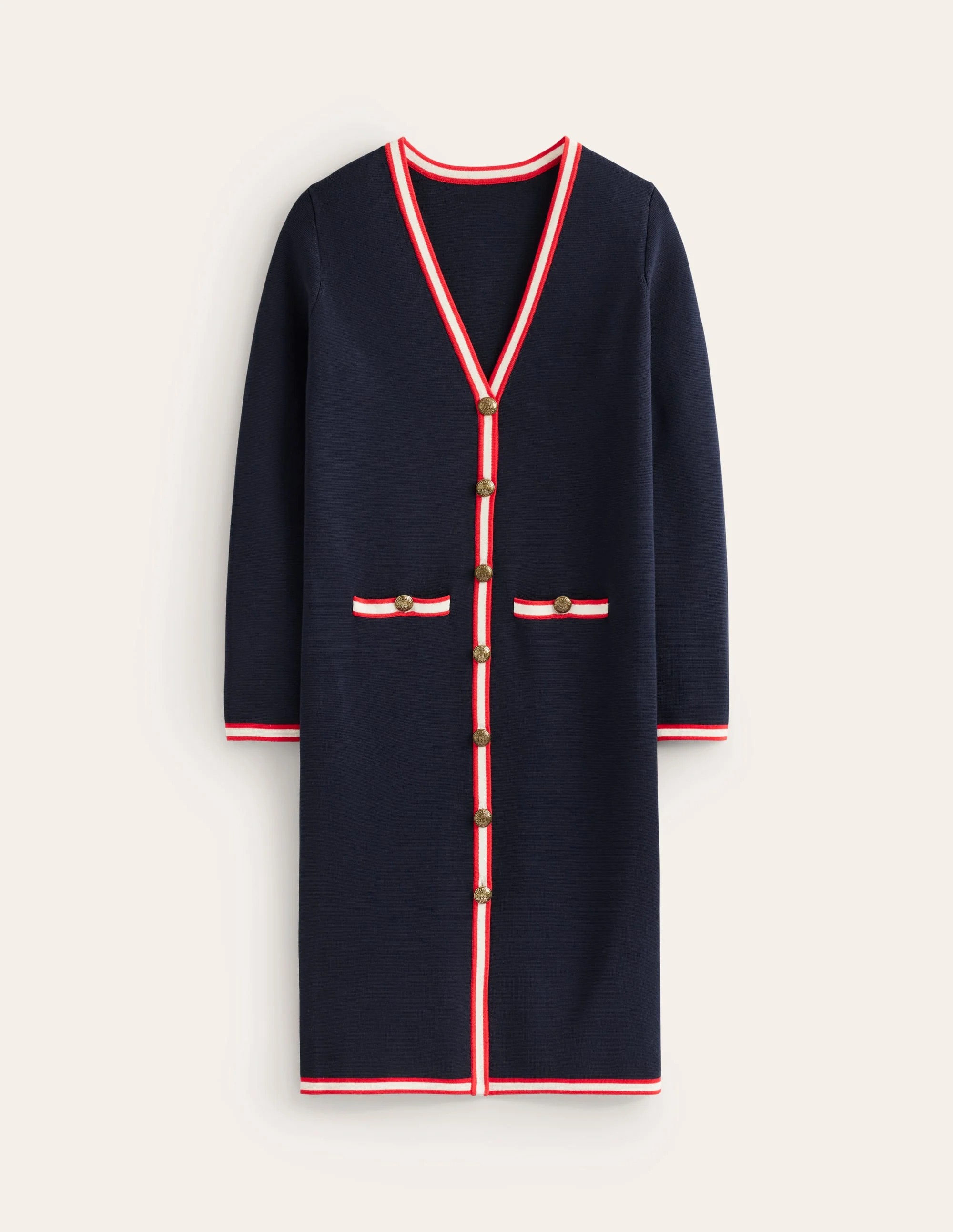 Holly Longline Jacket-Navy - Image 6
