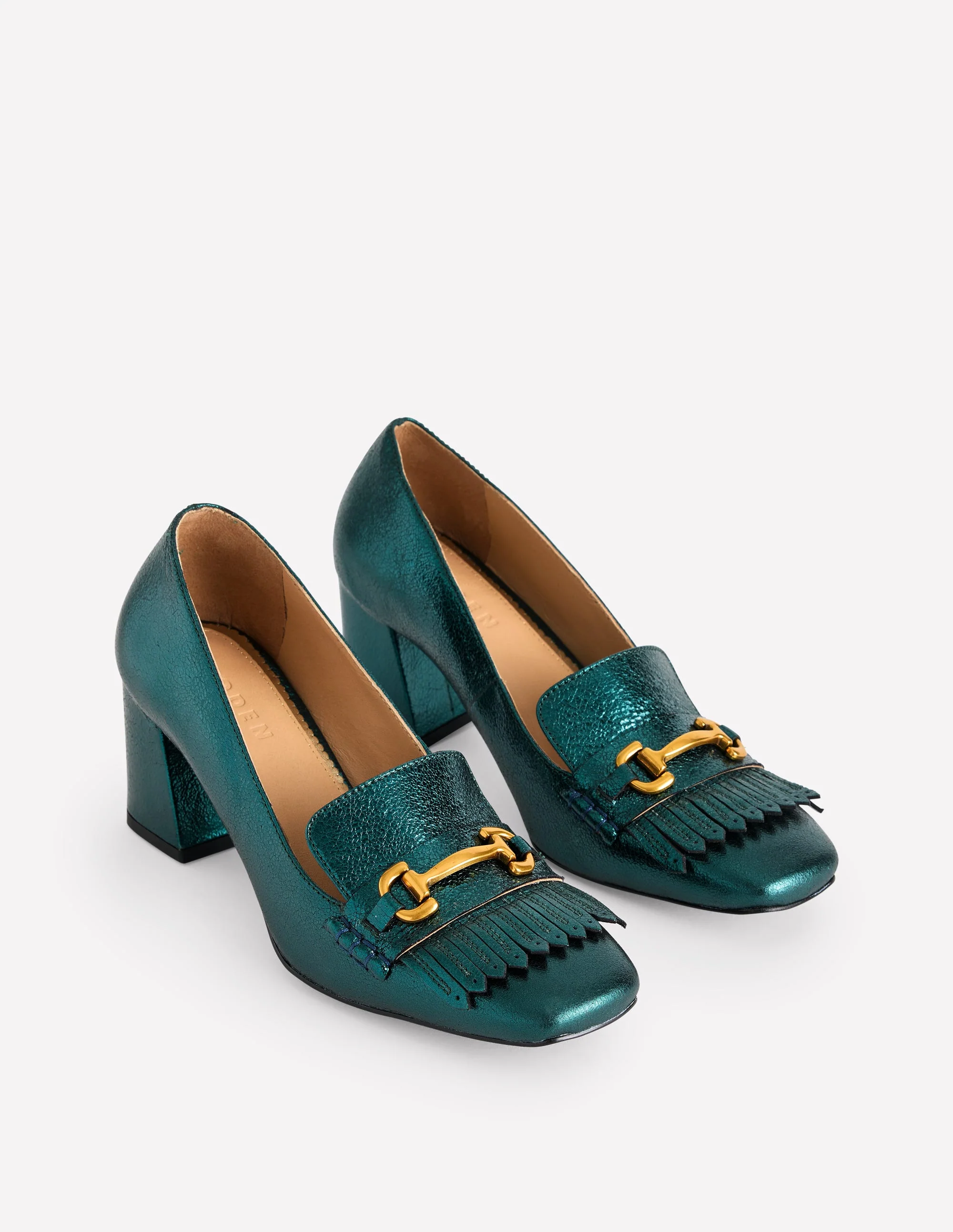 Iris Ghillie Heeled Loafers-Ponderosa Pine - Image 3