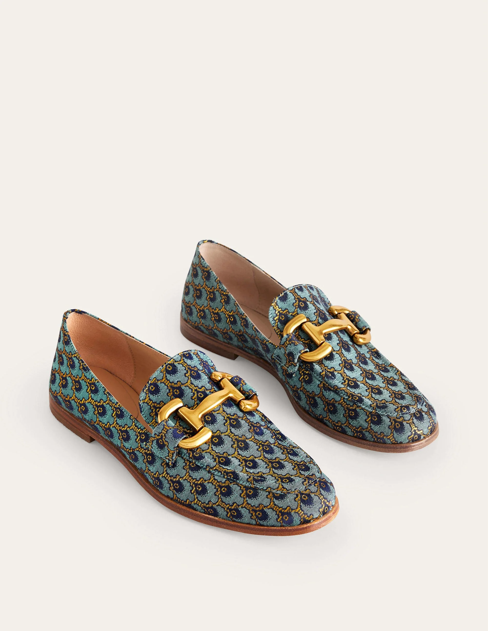 Iris Snaffle Loafers-Jacquard - Image 3