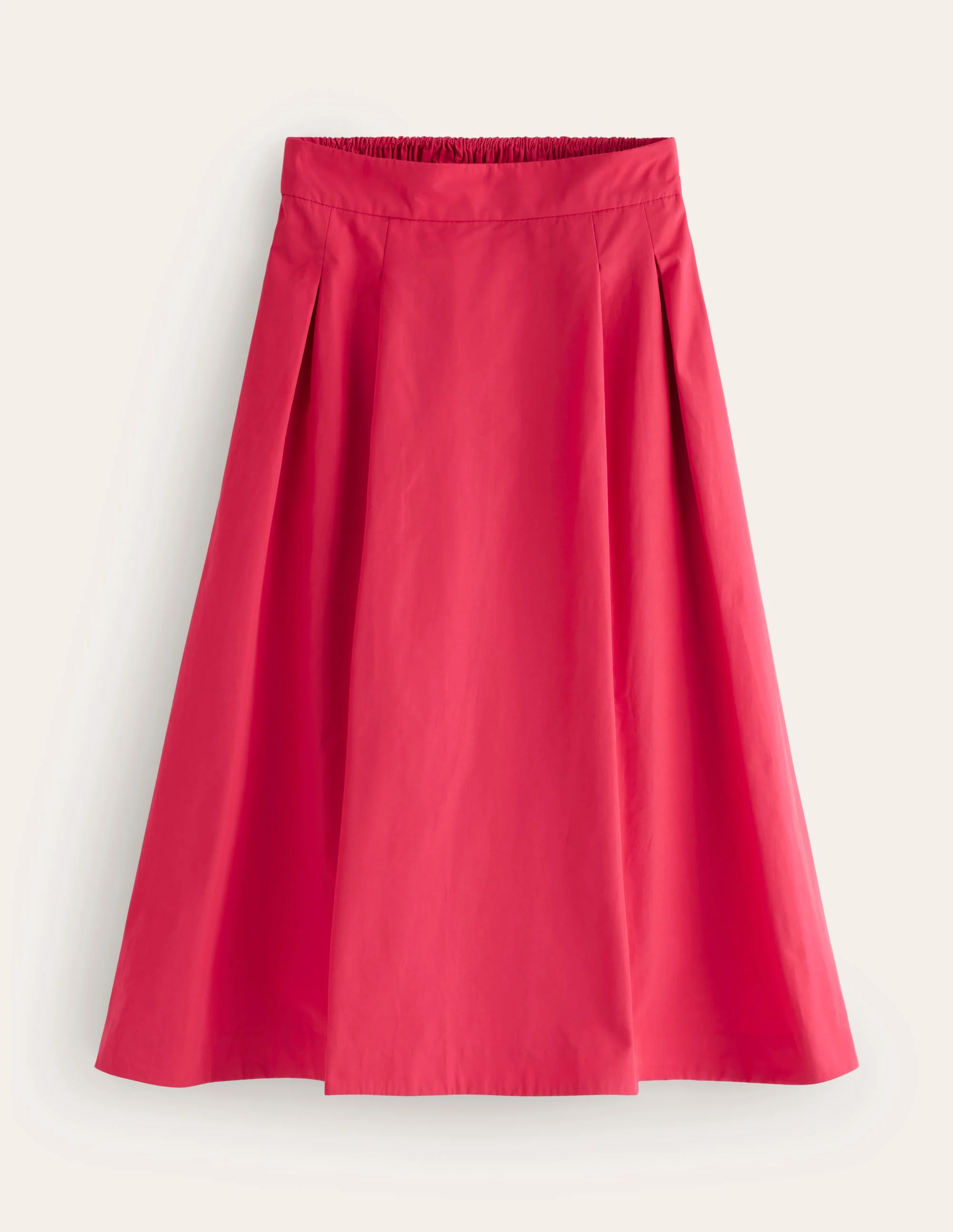 Isabella Taffeta Midi Skirt-Cherry Jam - Image 6
