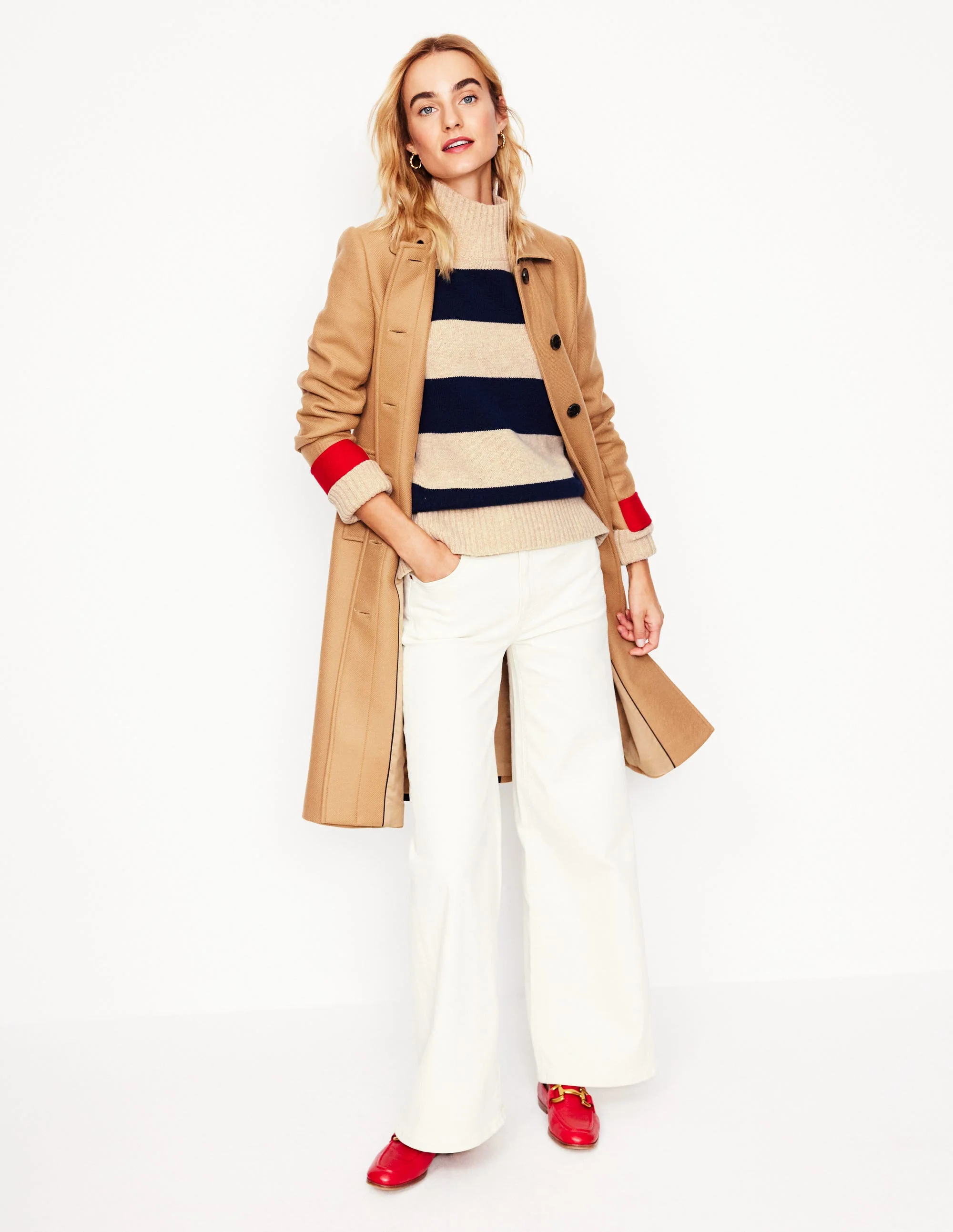 Jessica Oversized Jumper-Chinchilla Melange, Navy - Image 5