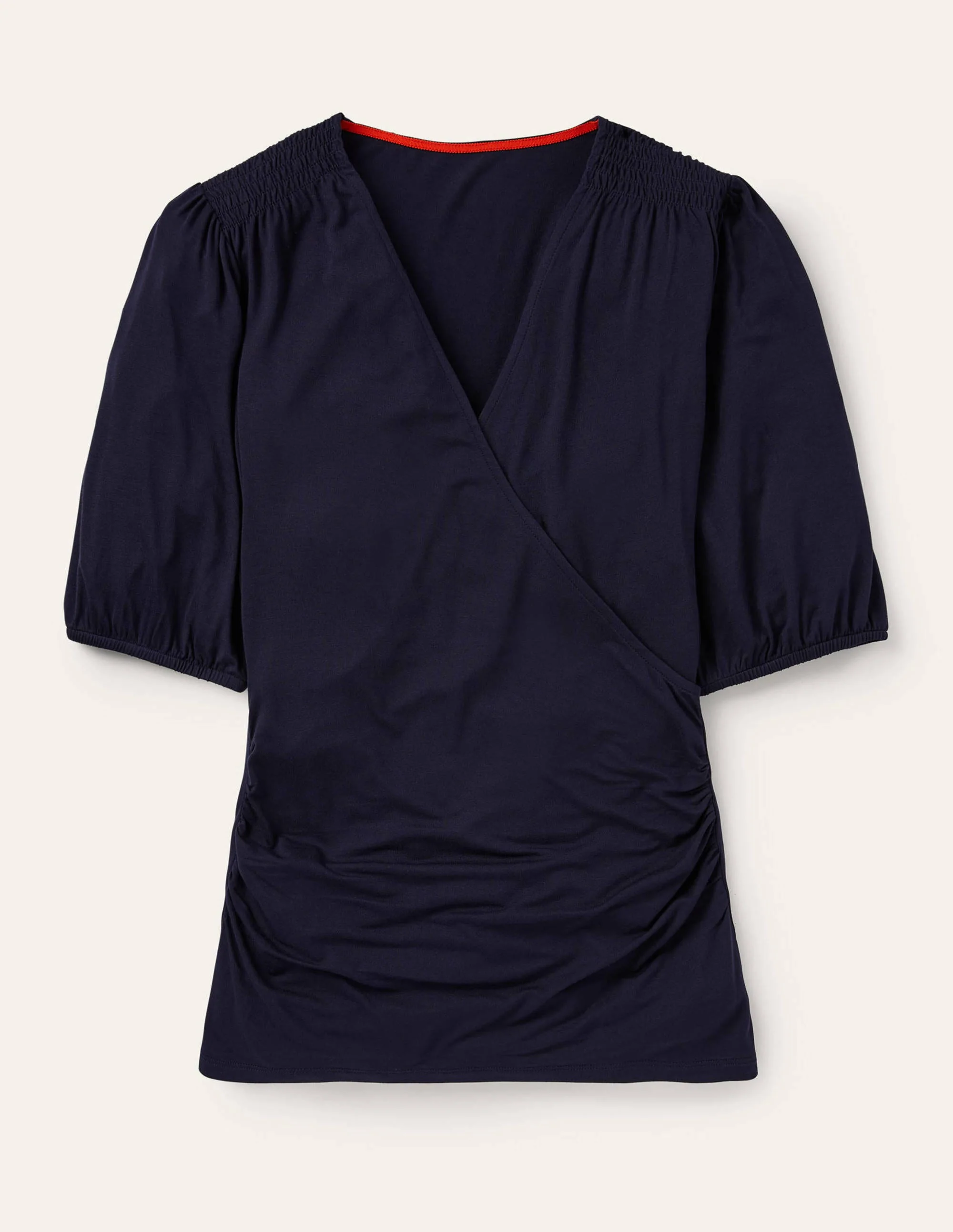 Joanna Wrap Top-Navy - Image 5