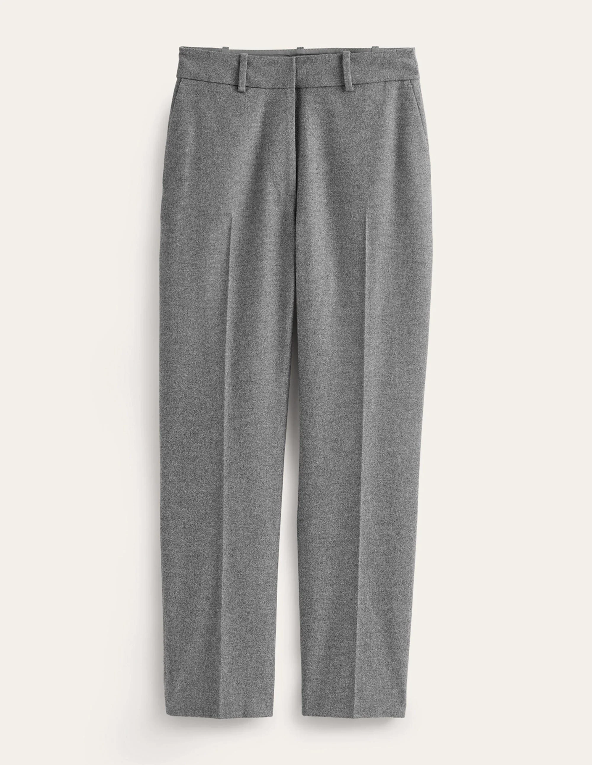 Kew Wool Trousers-Charcoal Marl - Image 5