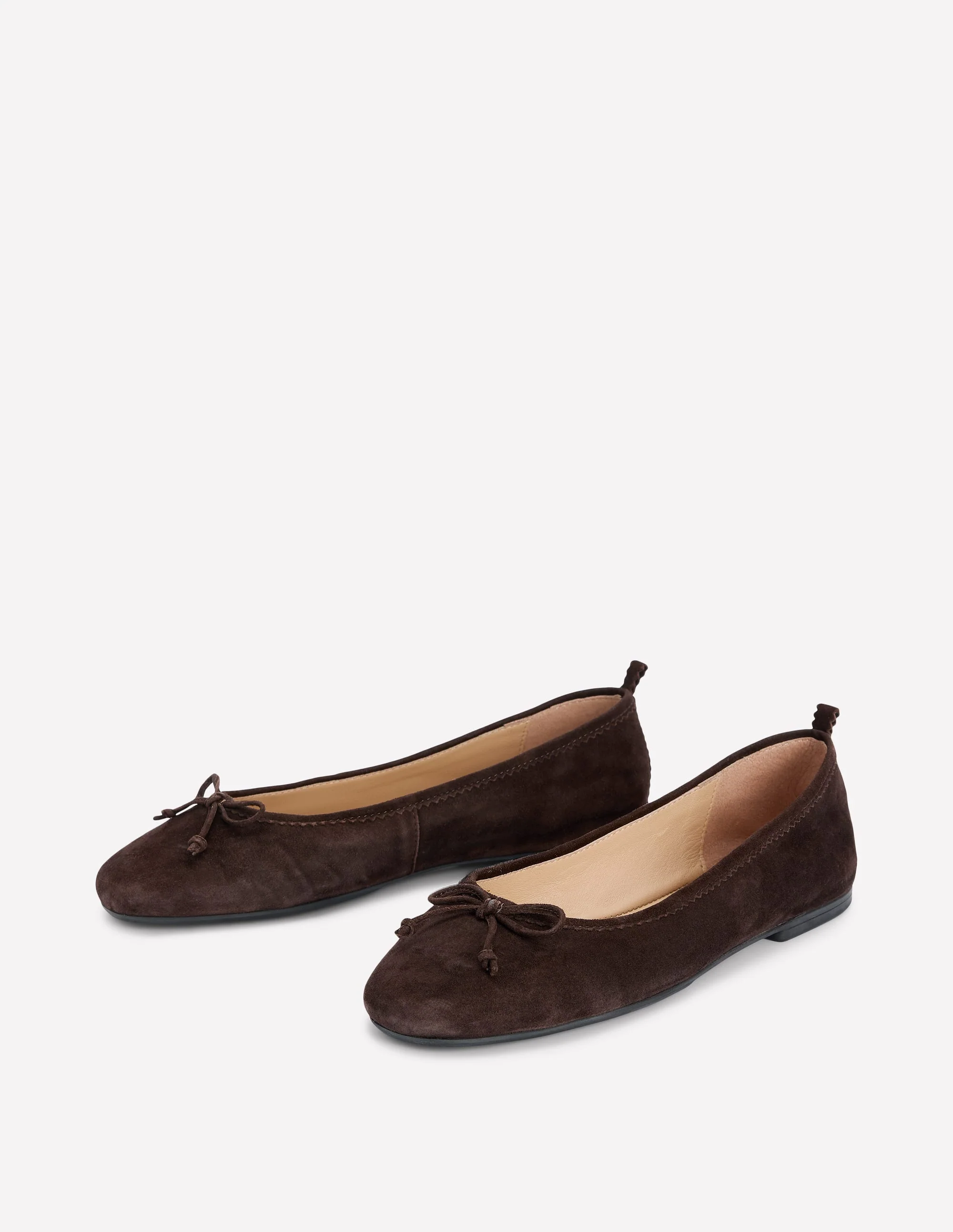 Kitty Flexi Sole Ballet Pumps-Chocolate - Image 3