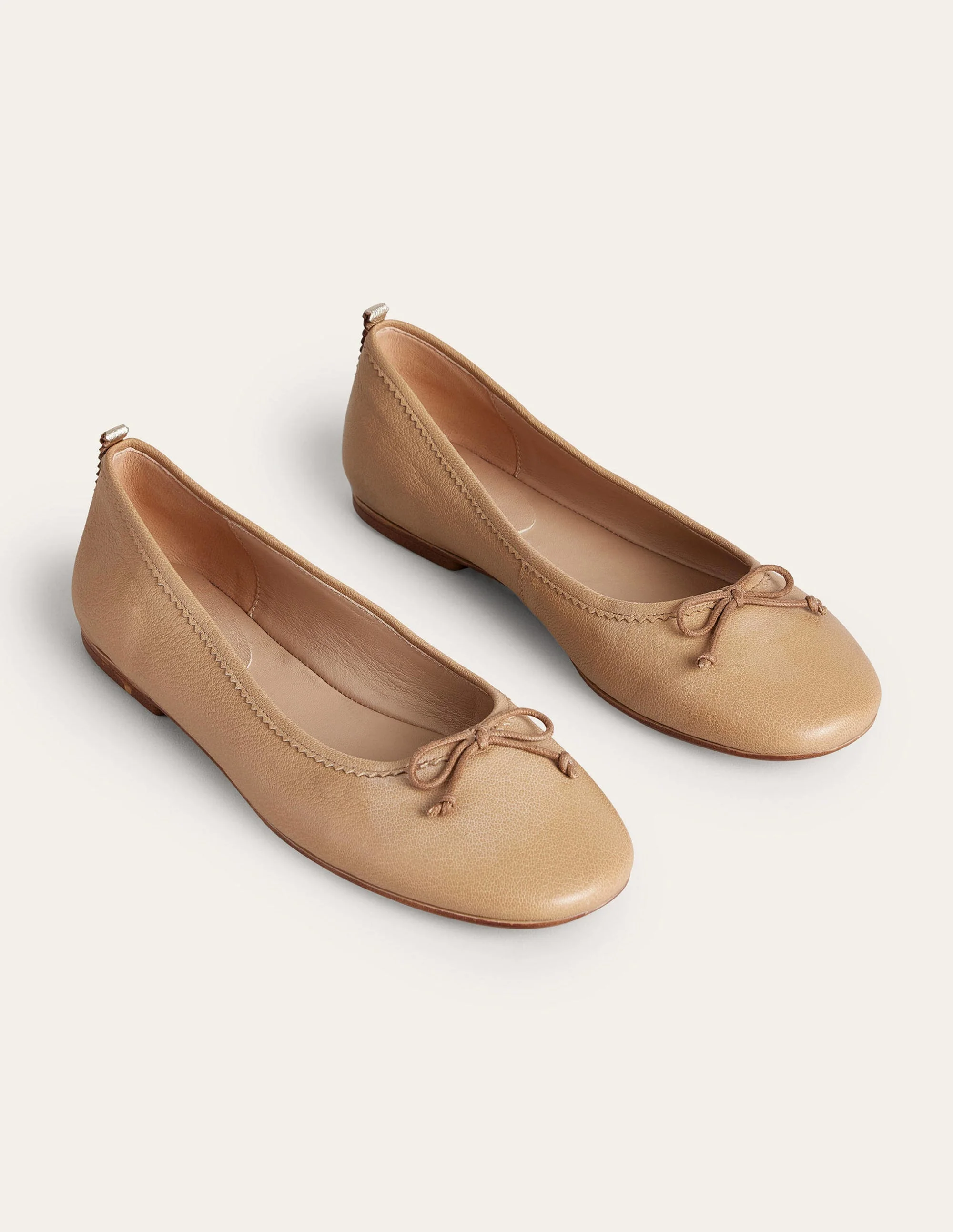 Kitty Flexi Sole Ballet Pumps-Maple Sugar - Image 3