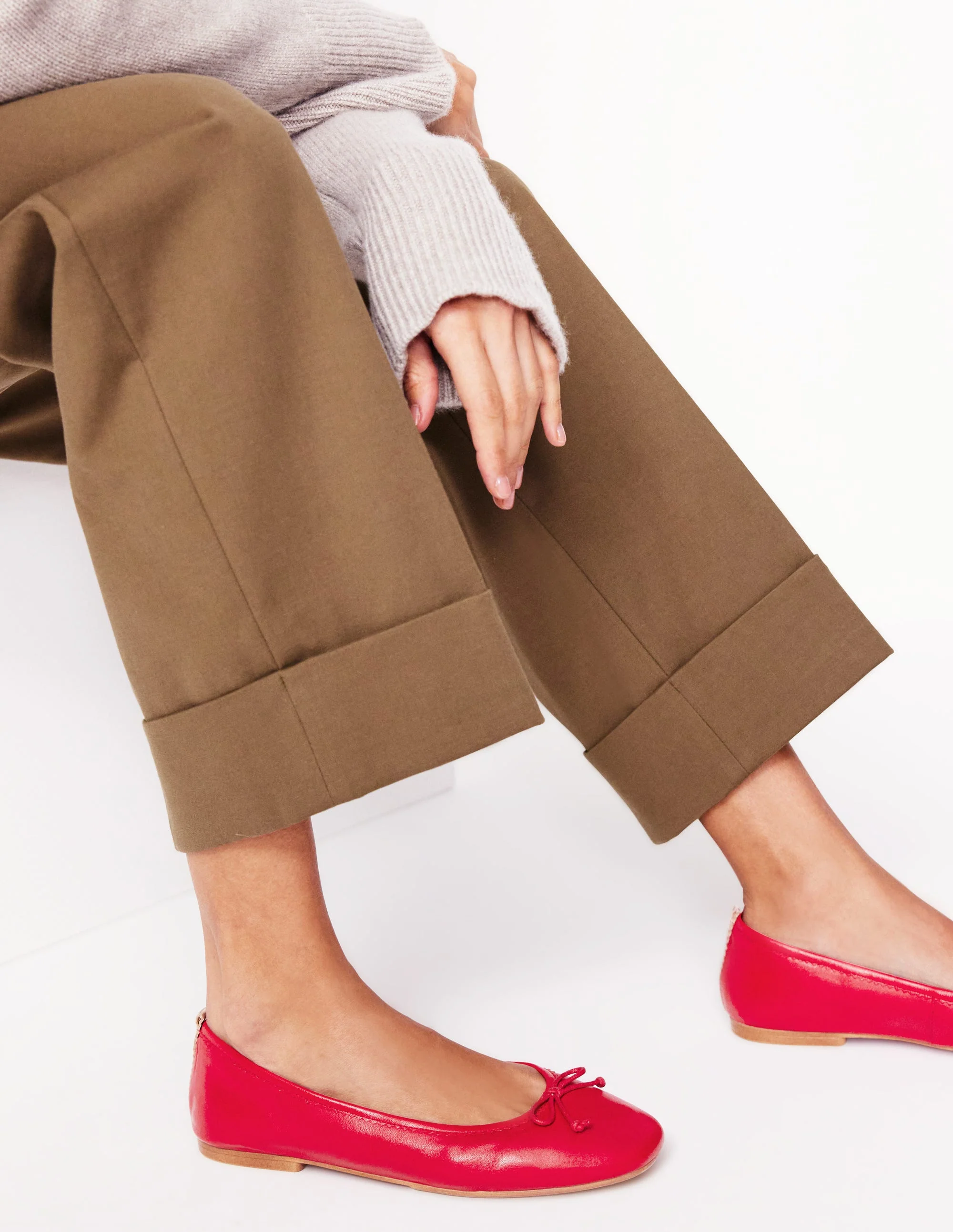 Kitty Flexi Sole Ballet Pumps-Pillarbox Red - Image 2