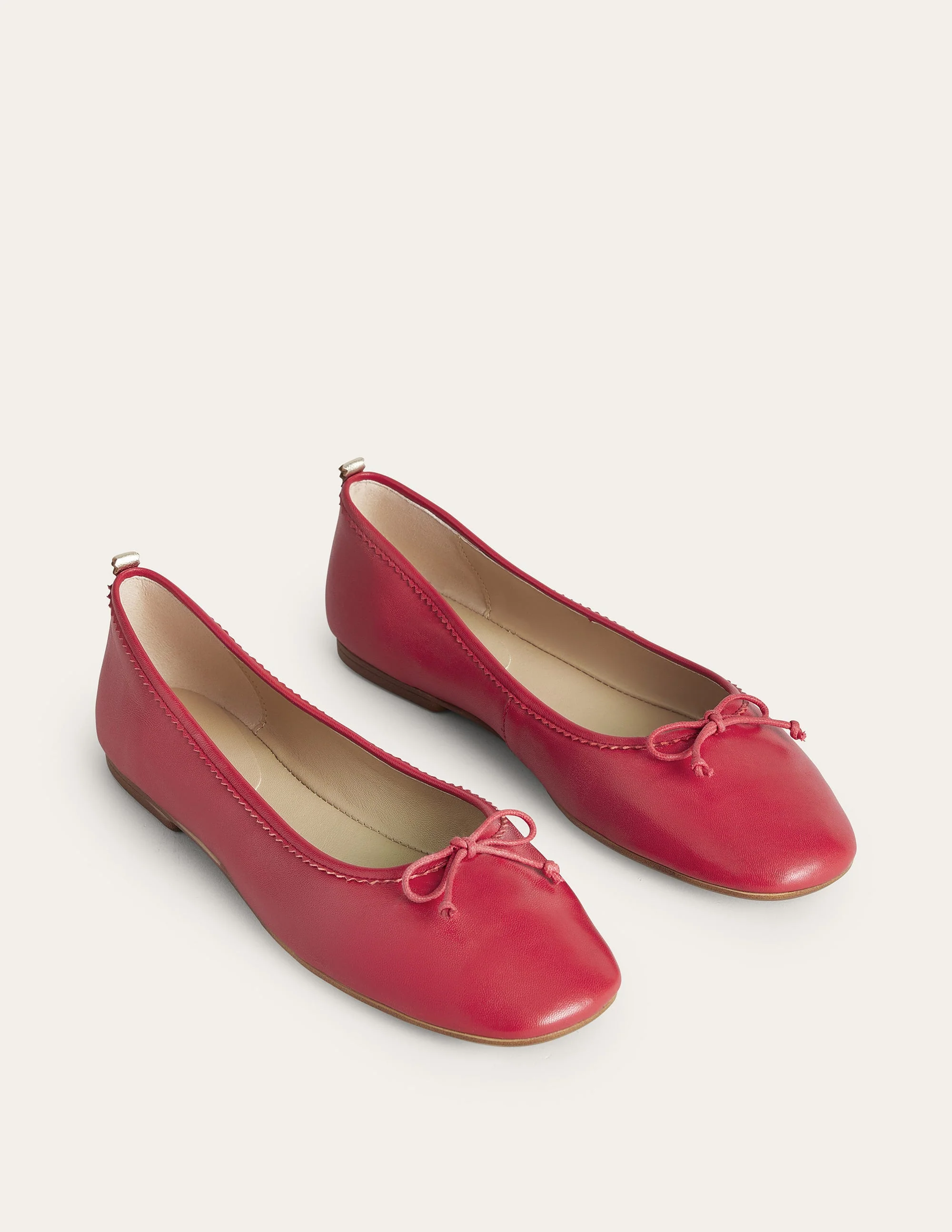 Kitty Flexi Sole Ballet Pumps-Pillarbox Red - Image 3