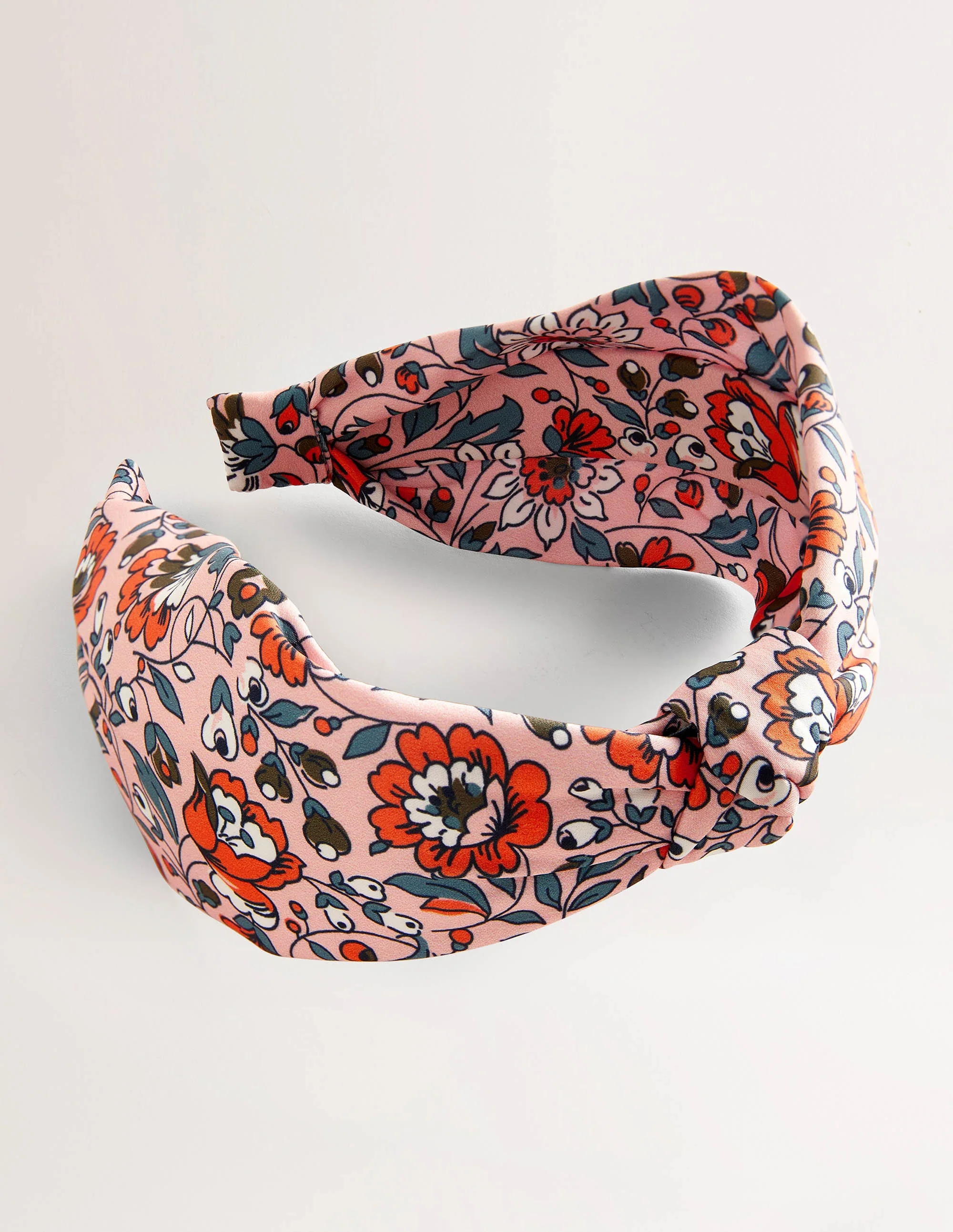 Knotted Headband-Milkshake, Botanic Meadow