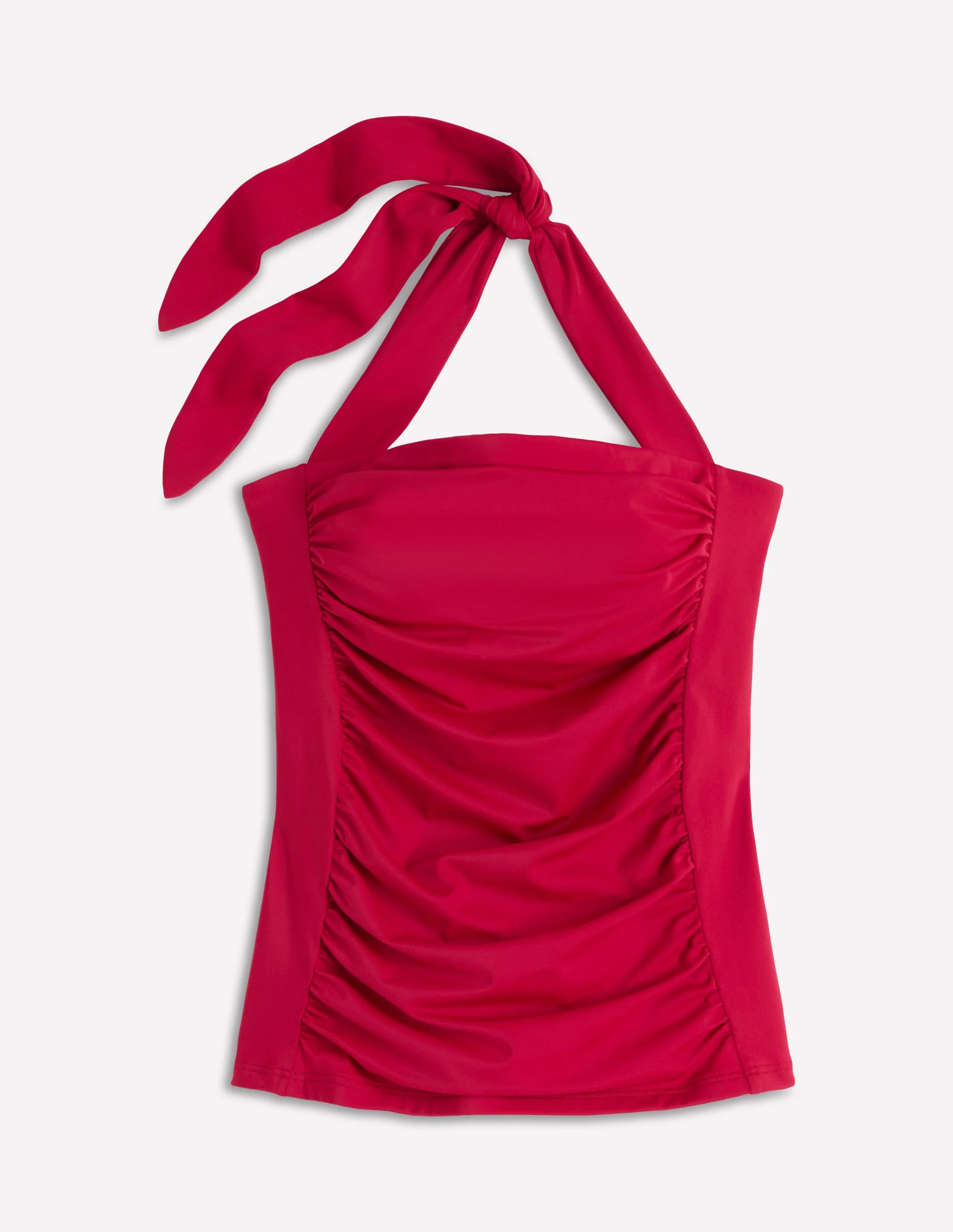 Kythira Ruched Tankini Top-Merida Red - Image 5